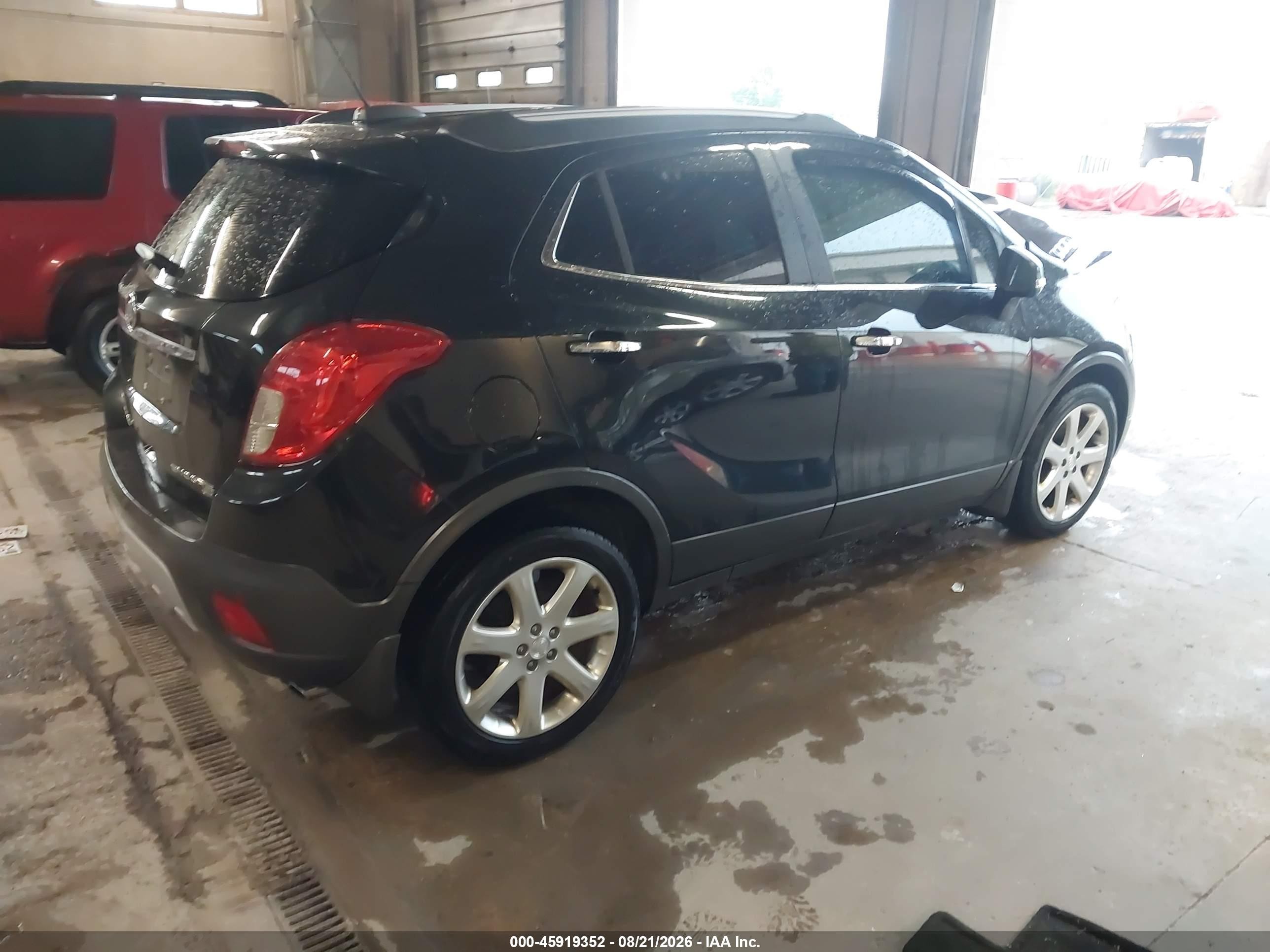 2015 Buick Encore Premium Черный vin: KL4CJHSB1FB126866