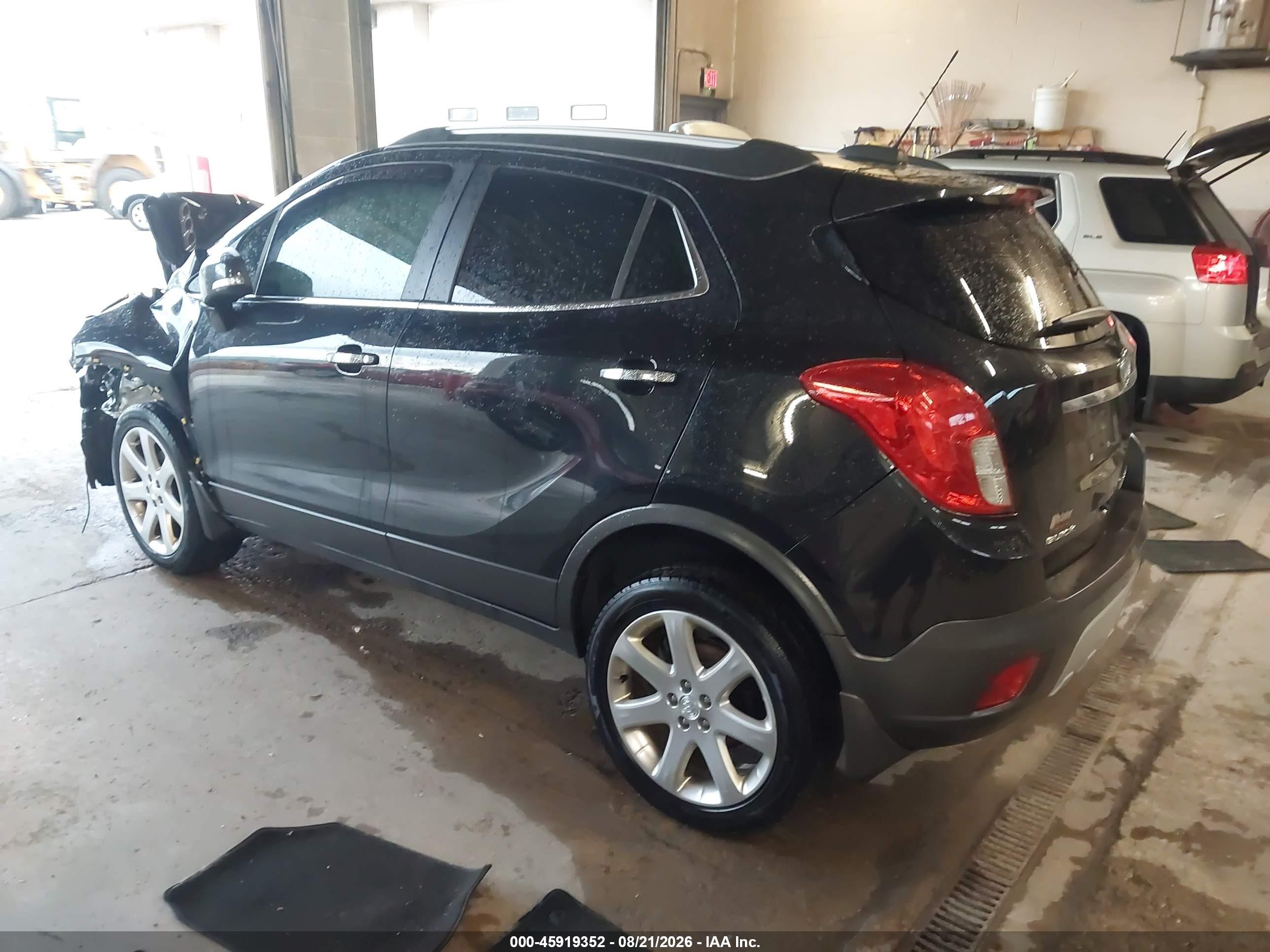 2015 Buick Encore Premium Черный vin: KL4CJHSB1FB126866