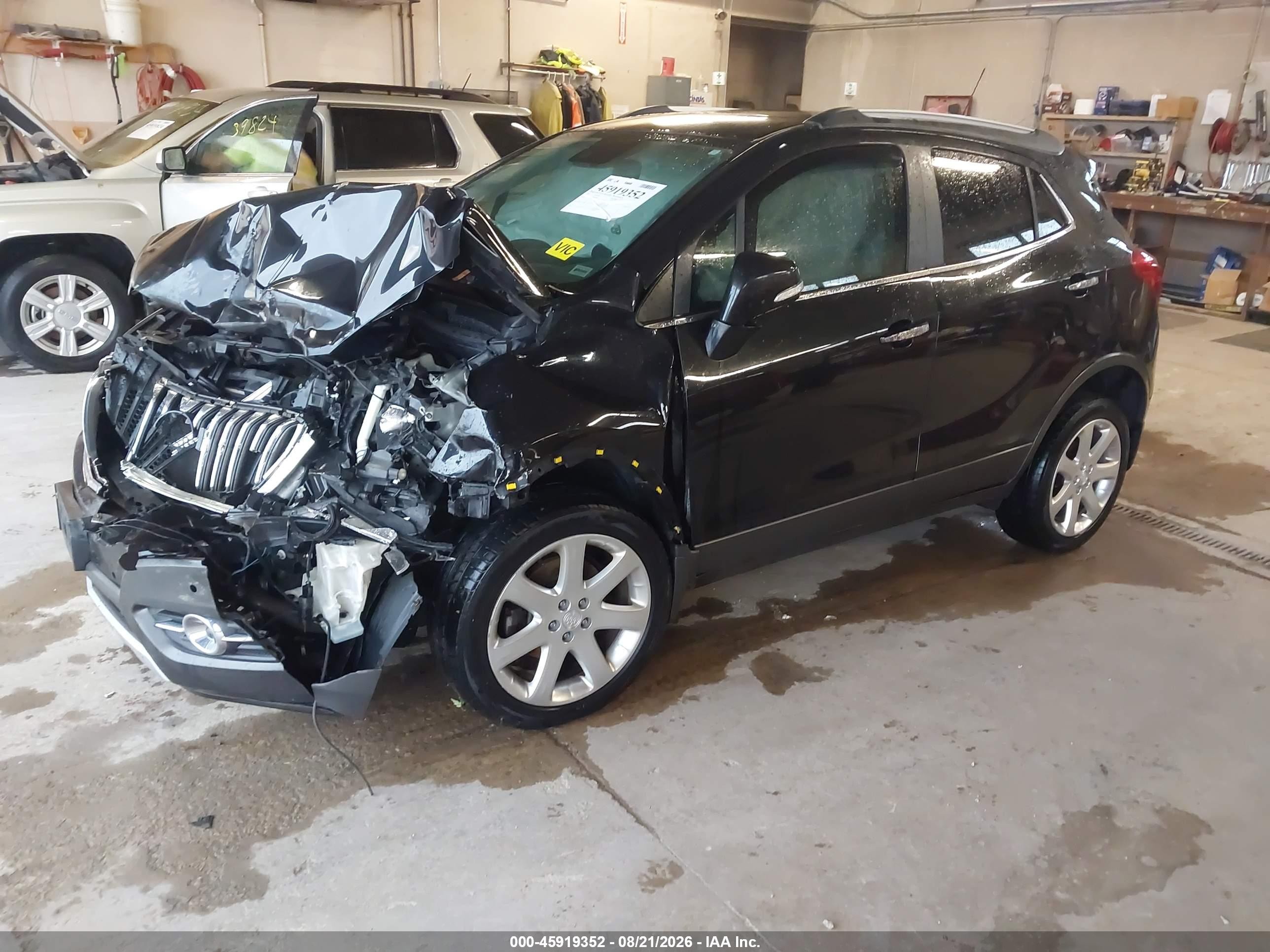 2015 Buick Encore Premium Черный vin: KL4CJHSB1FB126866