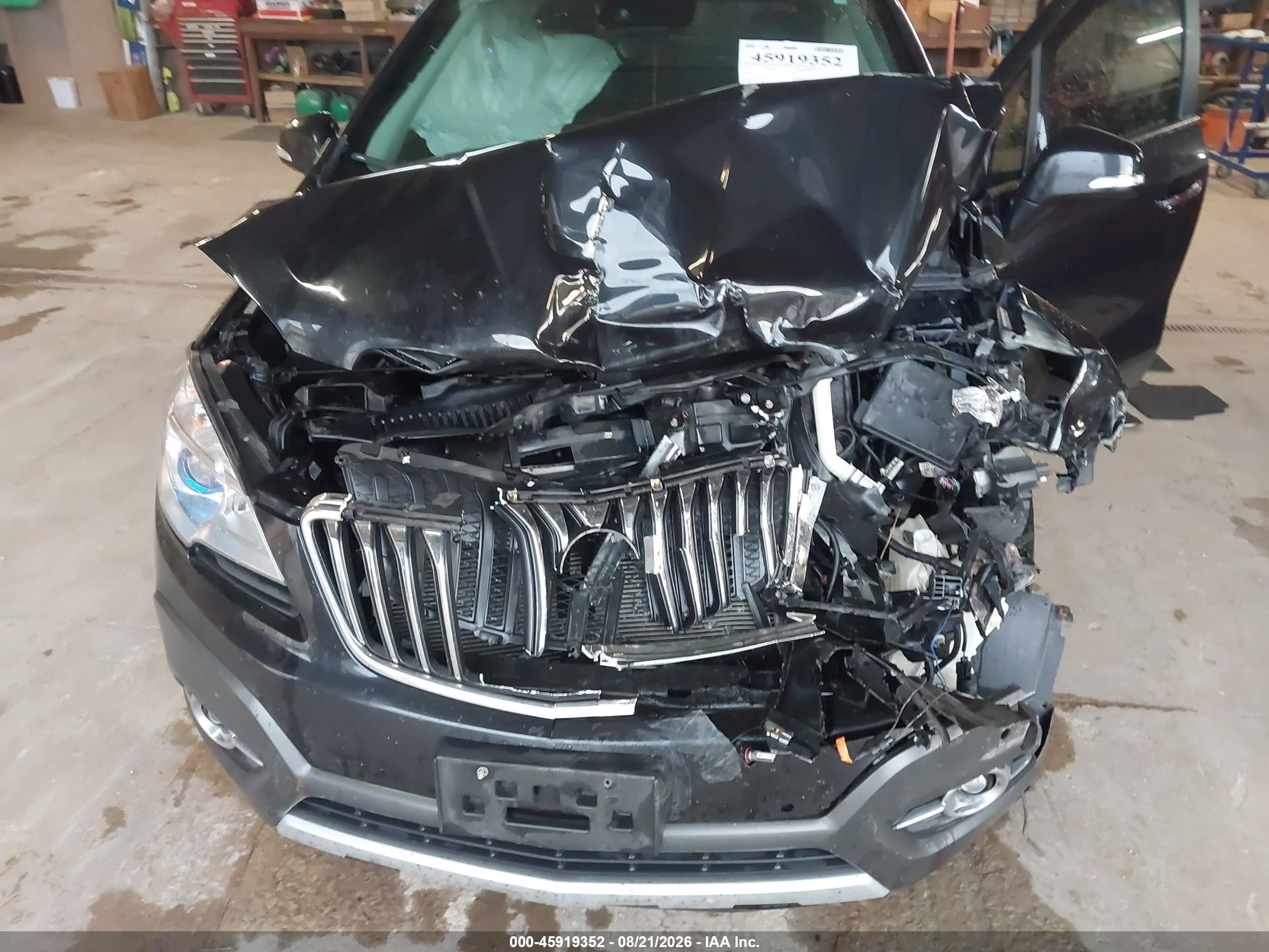 2015 Buick Encore Premium Черный vin: KL4CJHSB1FB126866