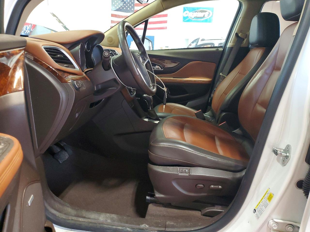 2013 Buick Encore Premium White vin: KL4CJHSB2DB186717