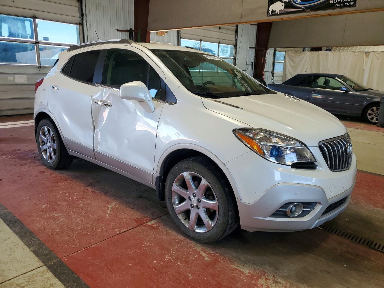 2013 Buick Encore Premium White vin: KL4CJHSB2DB186717