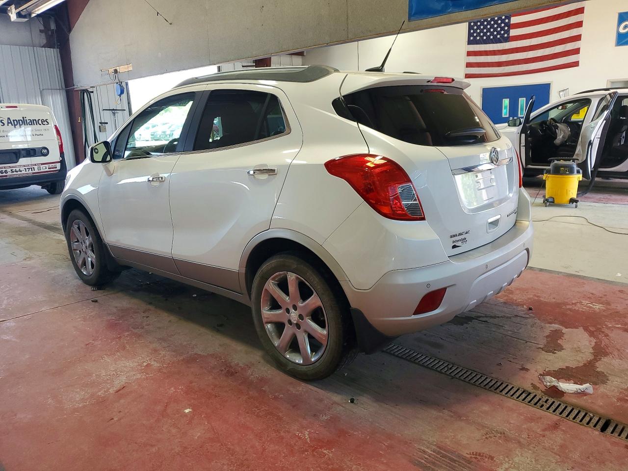 2013 Buick Encore Premium White vin: KL4CJHSB2DB186717