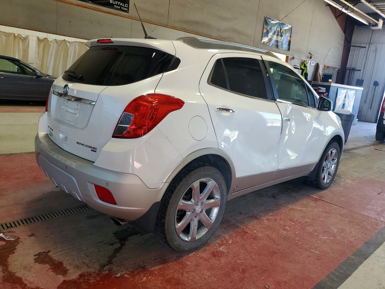 2013 Buick Encore Premium White vin: KL4CJHSB2DB186717
