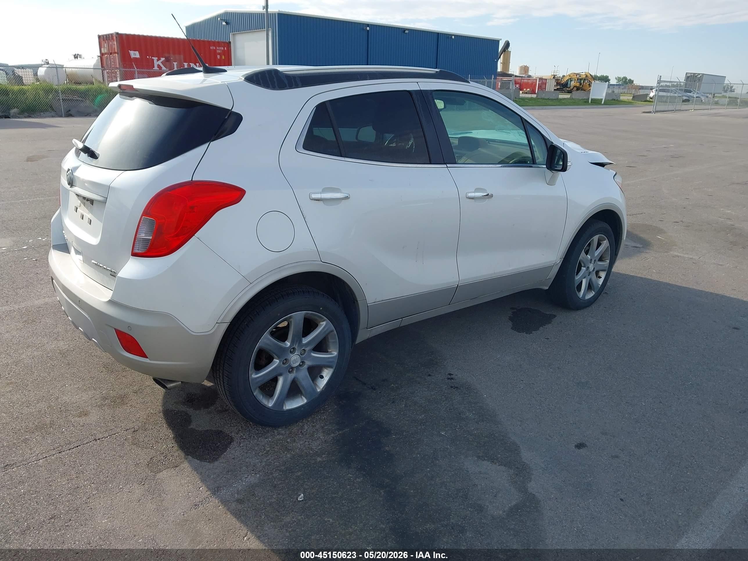 2014 Buick Encore Premium White vin: KL4CJHSB2EB567050