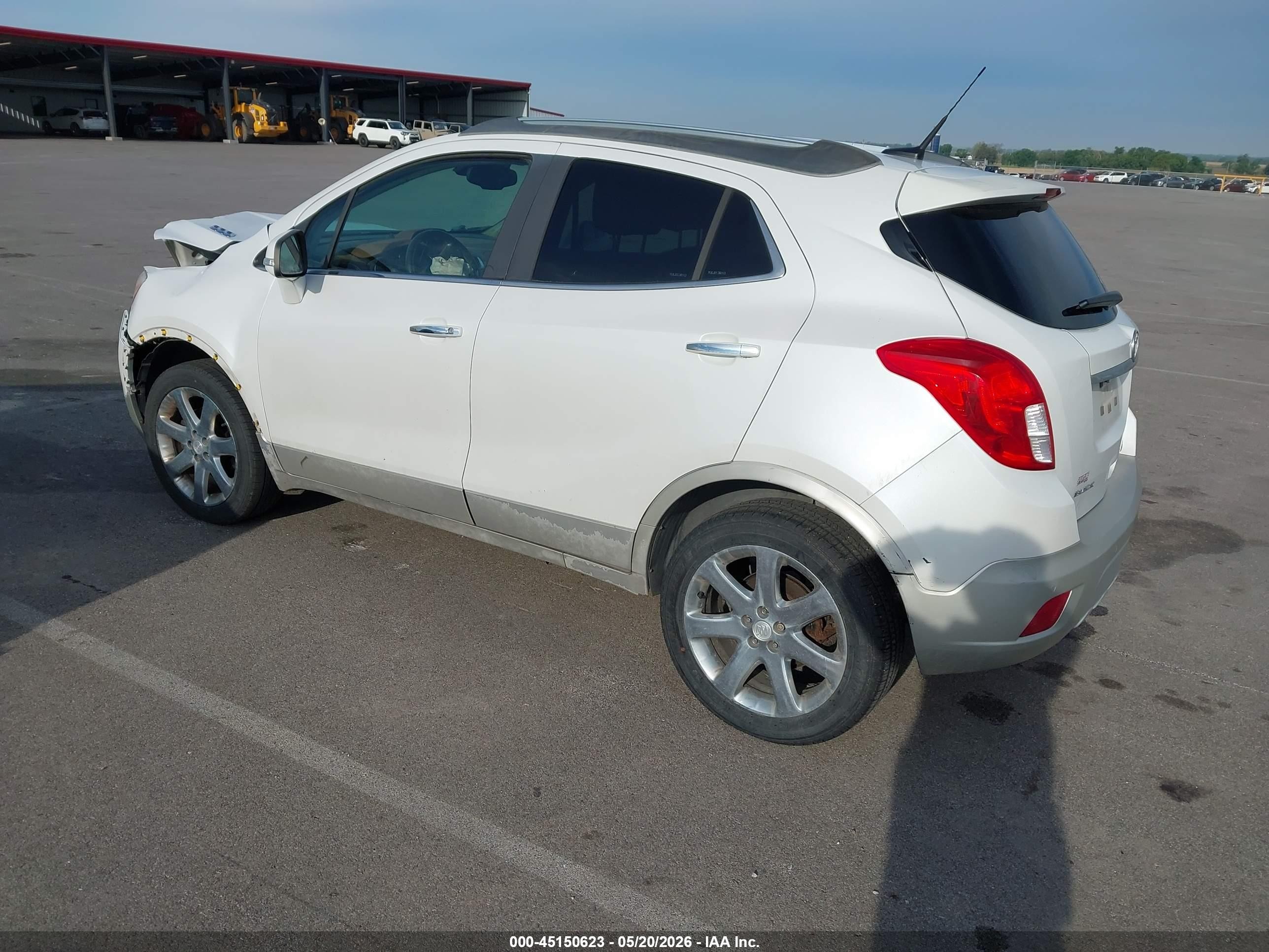 2014 Buick Encore Premium White vin: KL4CJHSB2EB567050