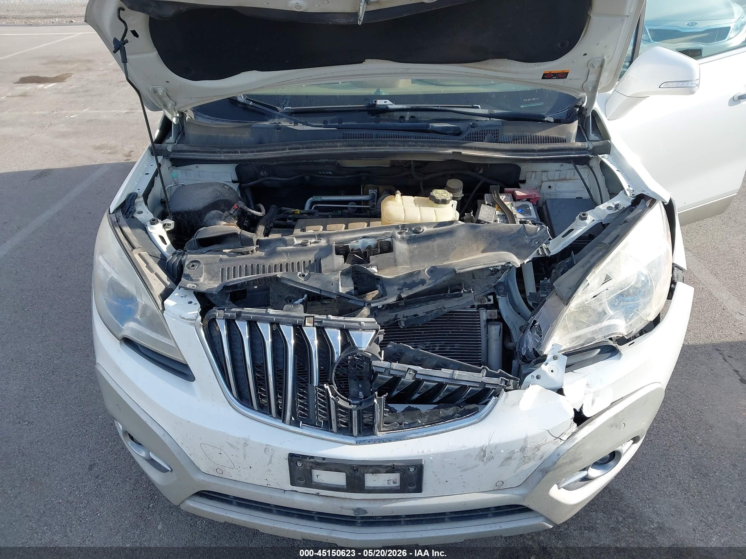 2014 Buick Encore Premium White vin: KL4CJHSB2EB567050