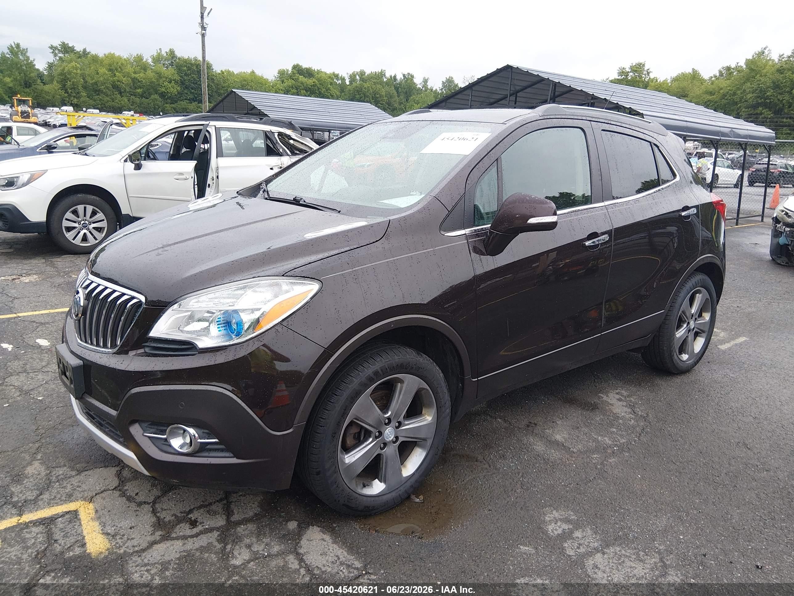 2014 Buick Encore Premium Brown vin: KL4CJHSB3EB536986