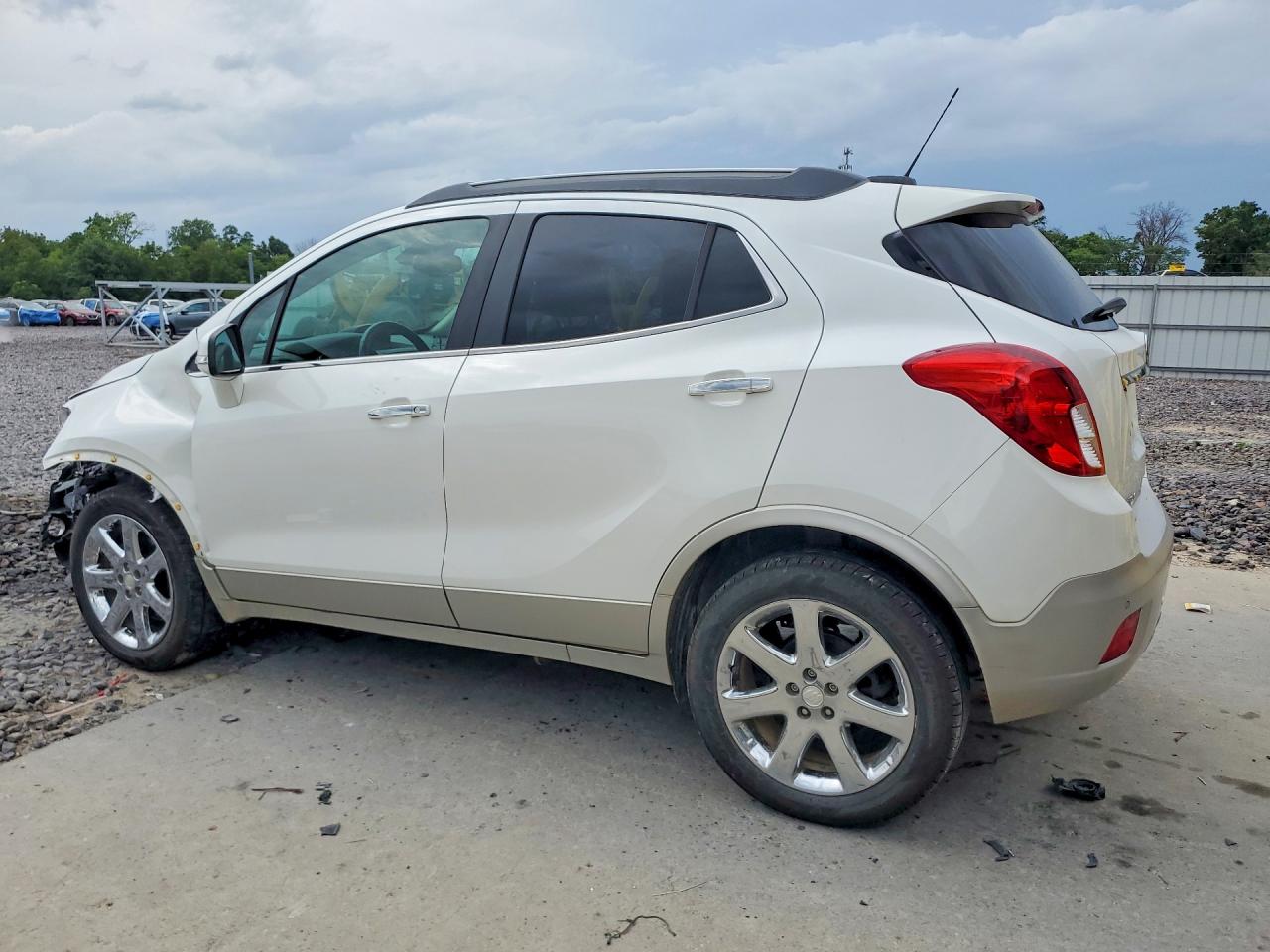 2015 Buick Encore Premium White vin: KL4CJHSB3FB038045