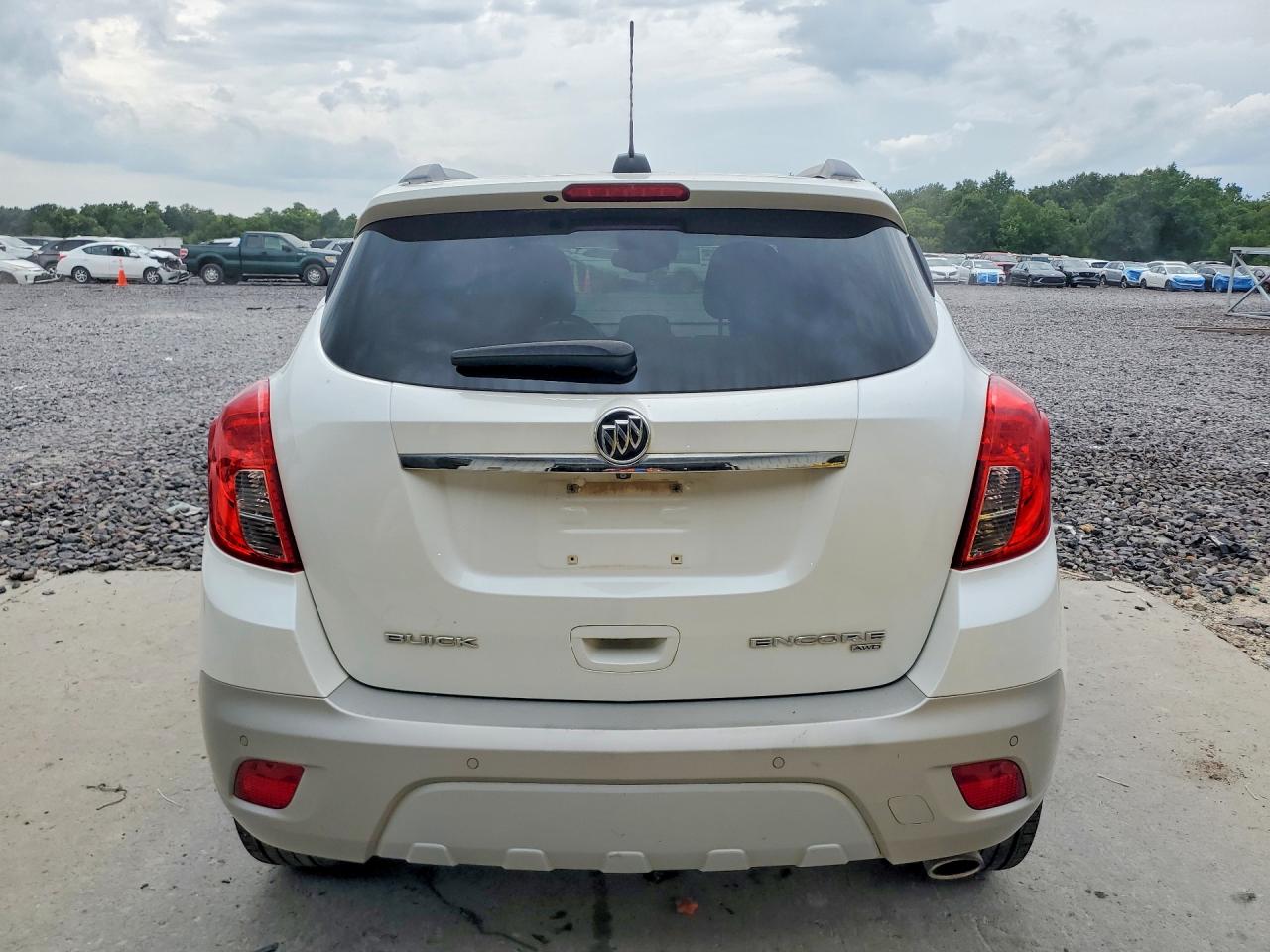2015 Buick Encore Premium White vin: KL4CJHSB3FB038045