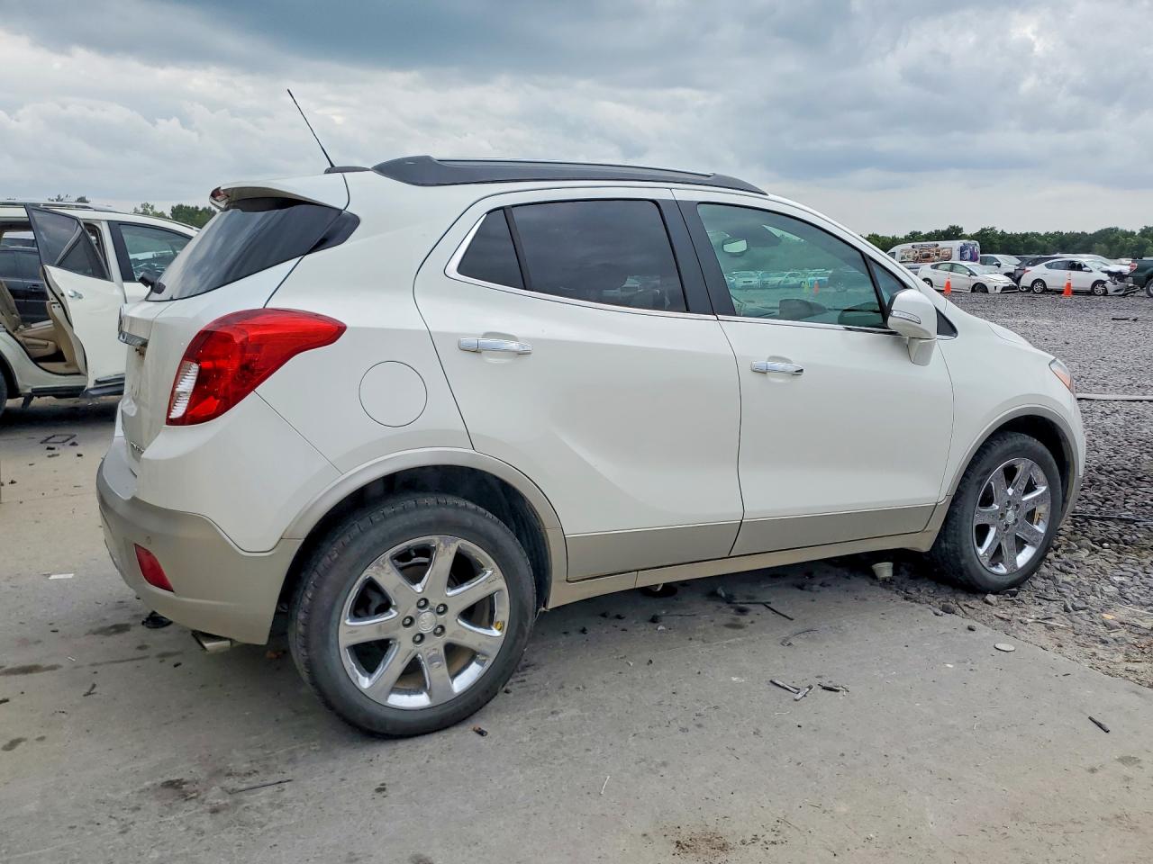 2015 Buick Encore Premium White vin: KL4CJHSB3FB038045