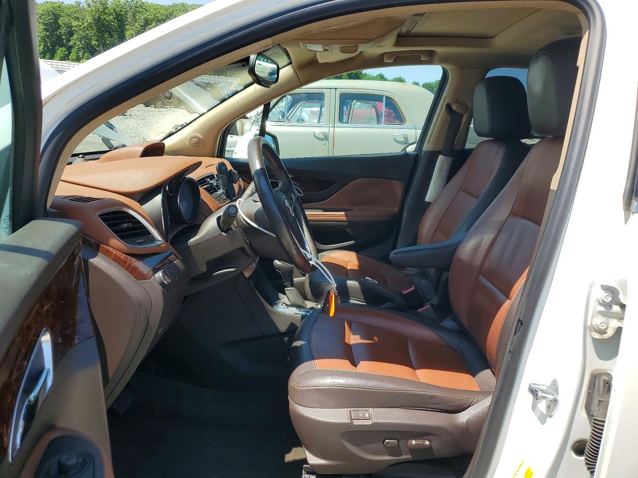 2013 Buick Encore Premium White vin: KL4CJHSB4DB106494