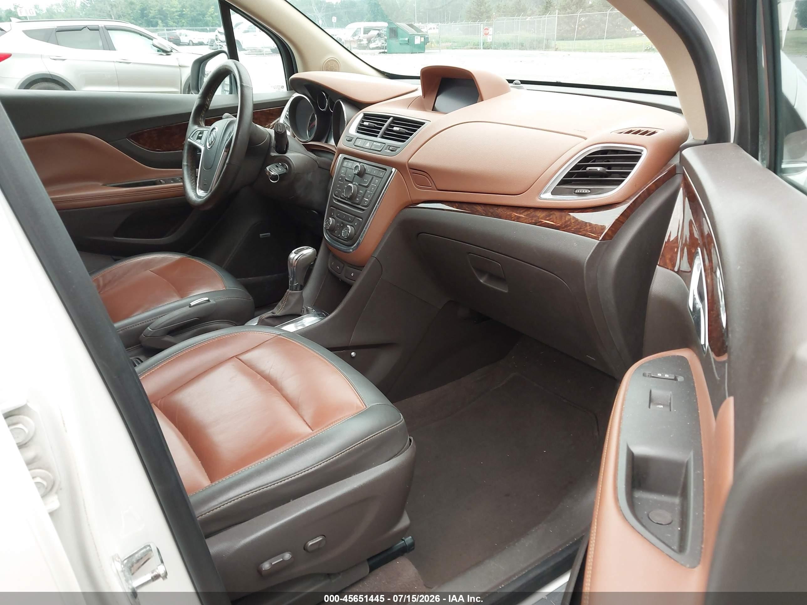2013 Buick Encore Premium White vin: KL4CJHSB4DB197024