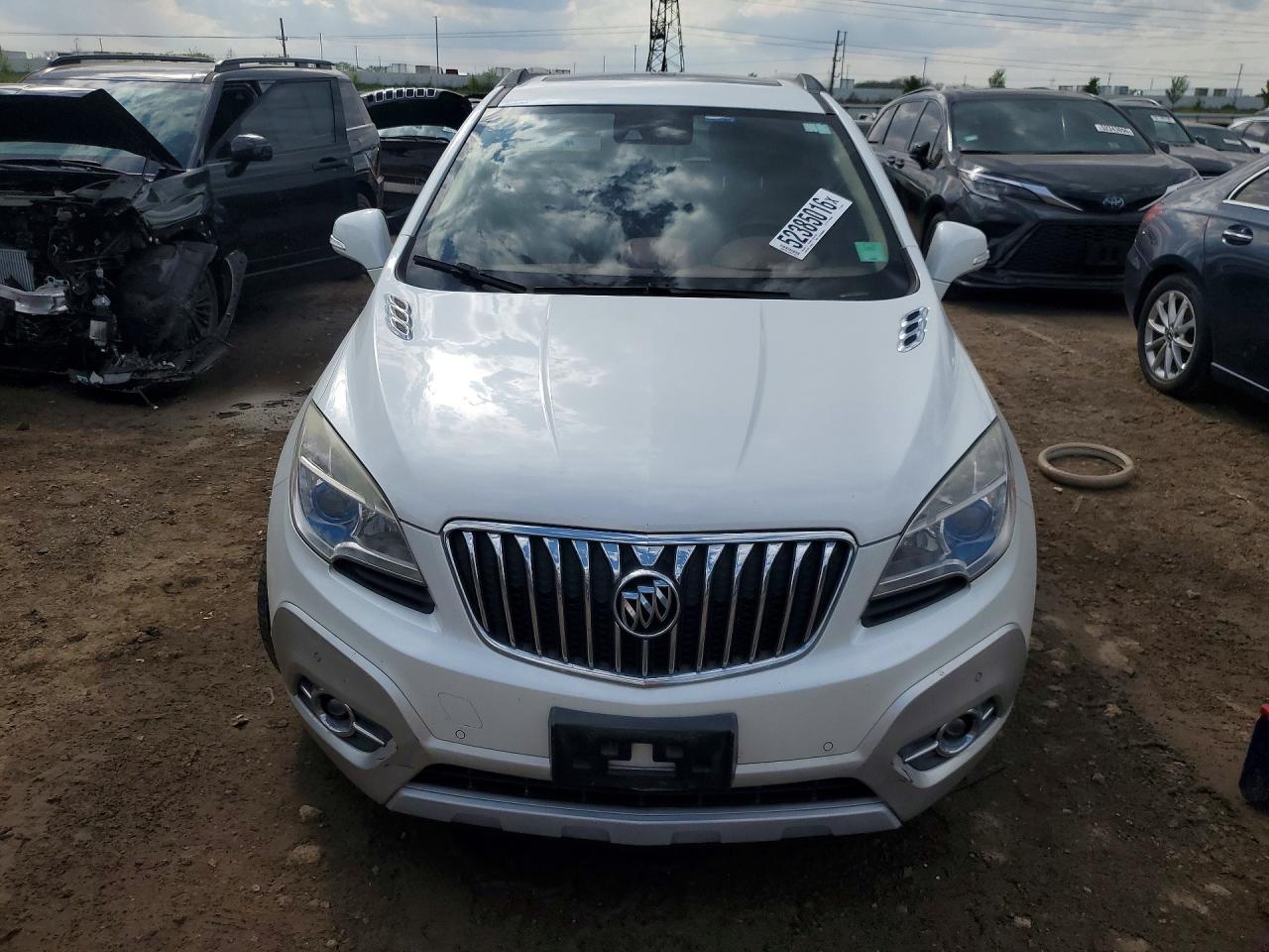 2014 Buick Encore Premium White vin: KL4CJHSB4EB534633