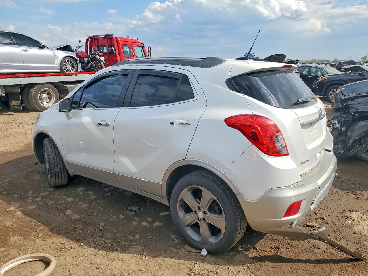 2014 Buick Encore Premium White vin: KL4CJHSB4EB534633
