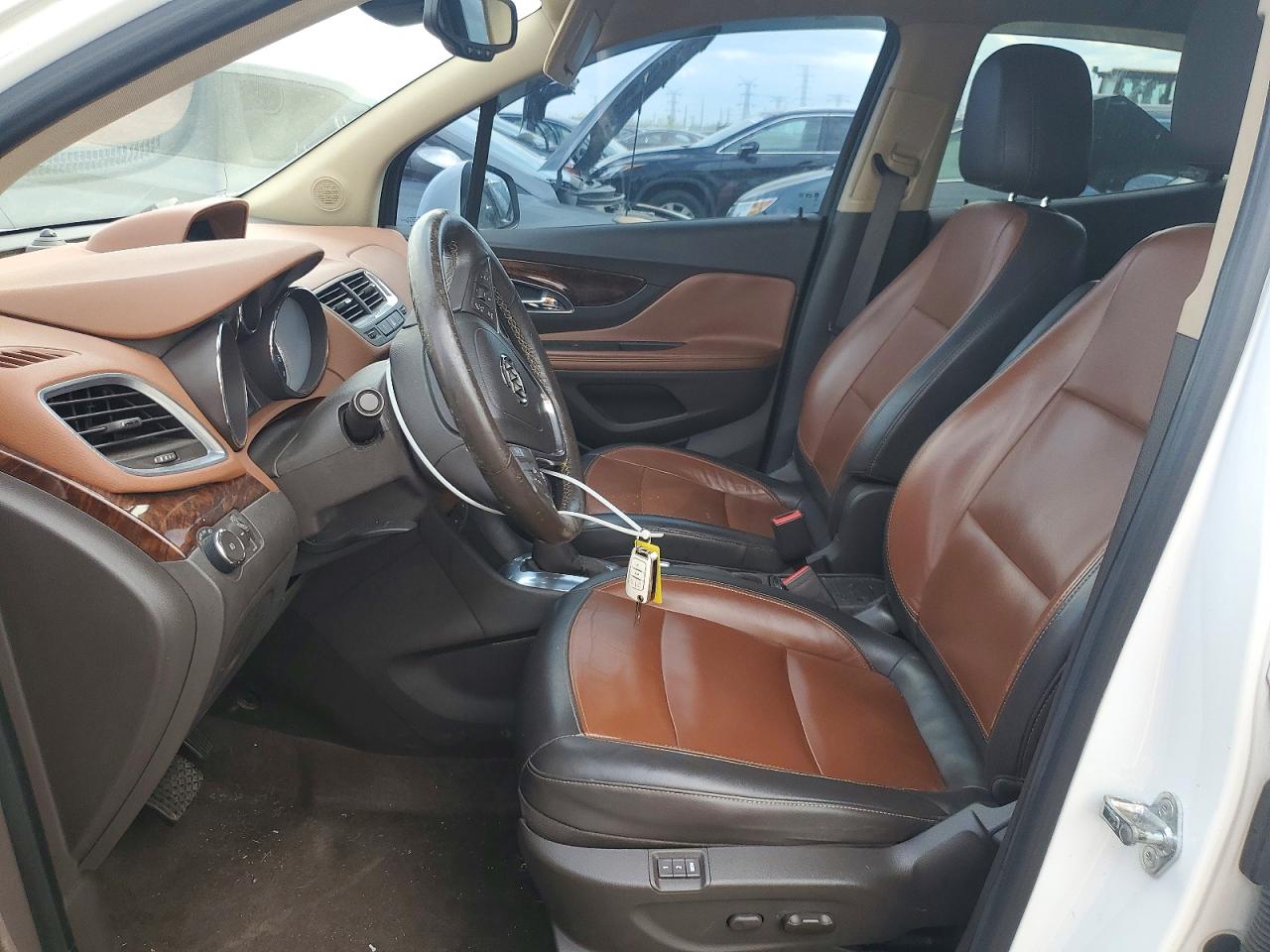 2014 Buick Encore Premium White vin: KL4CJHSB4EB534633