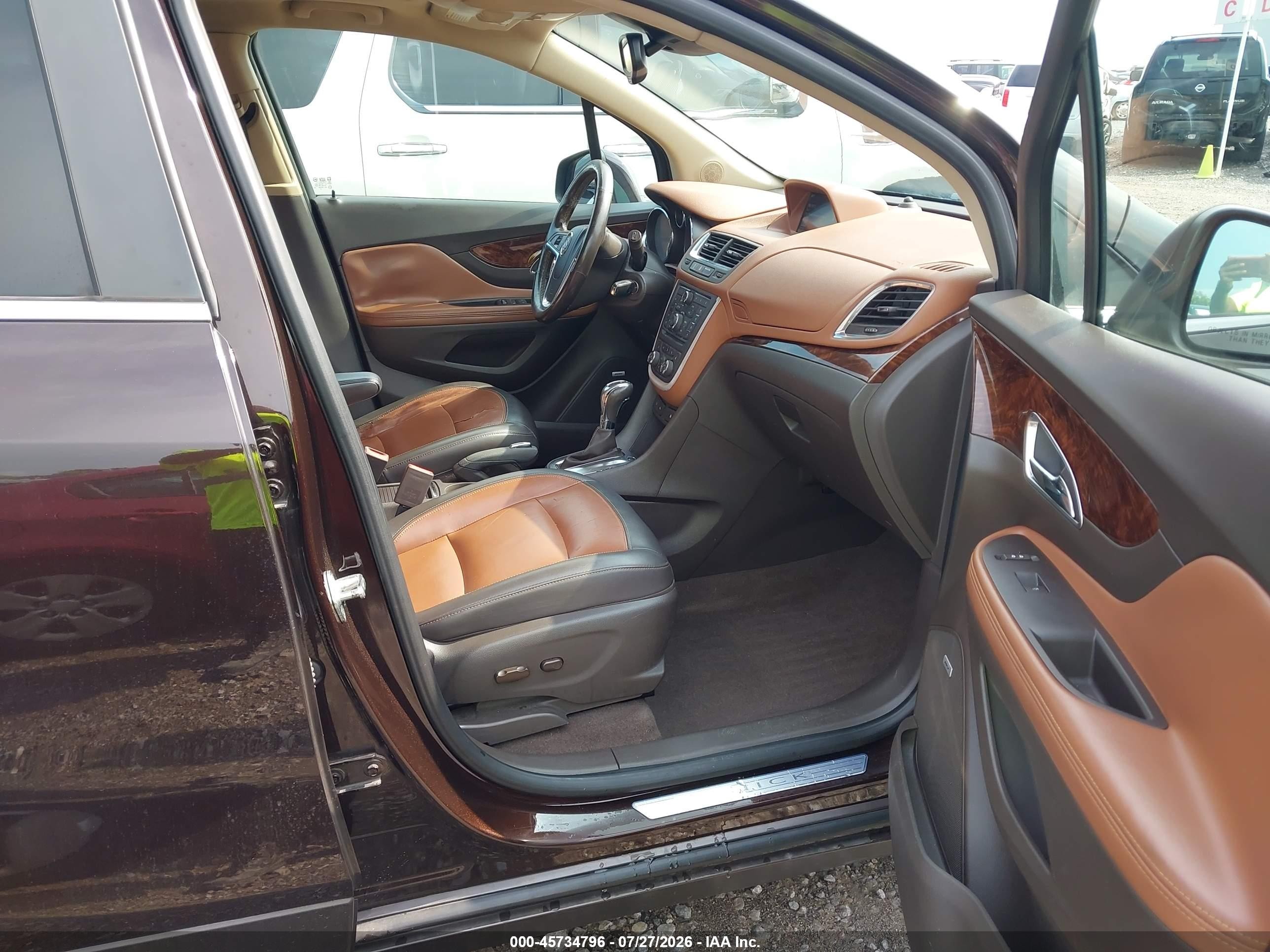 2014 Buick Encore Premium Burgundy vin: KL4CJHSB4EB605183