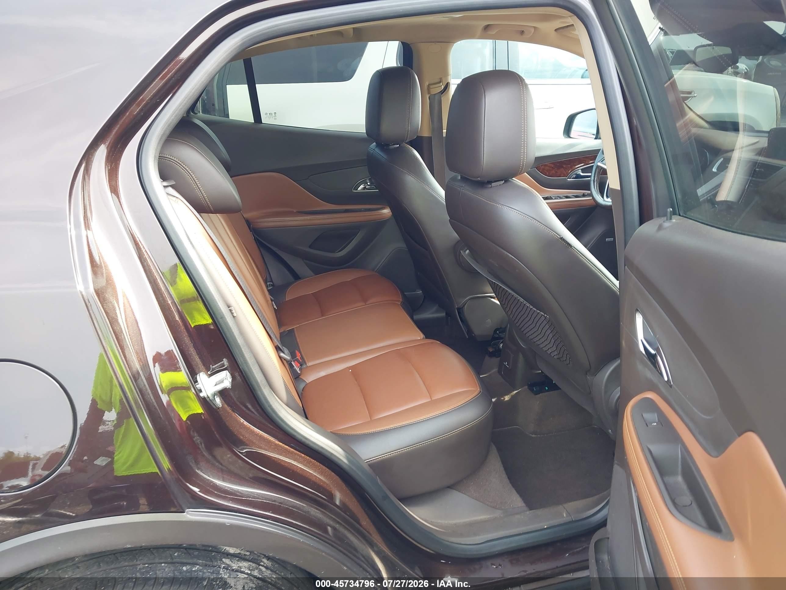 2014 Buick Encore Premium Burgundy vin: KL4CJHSB4EB605183