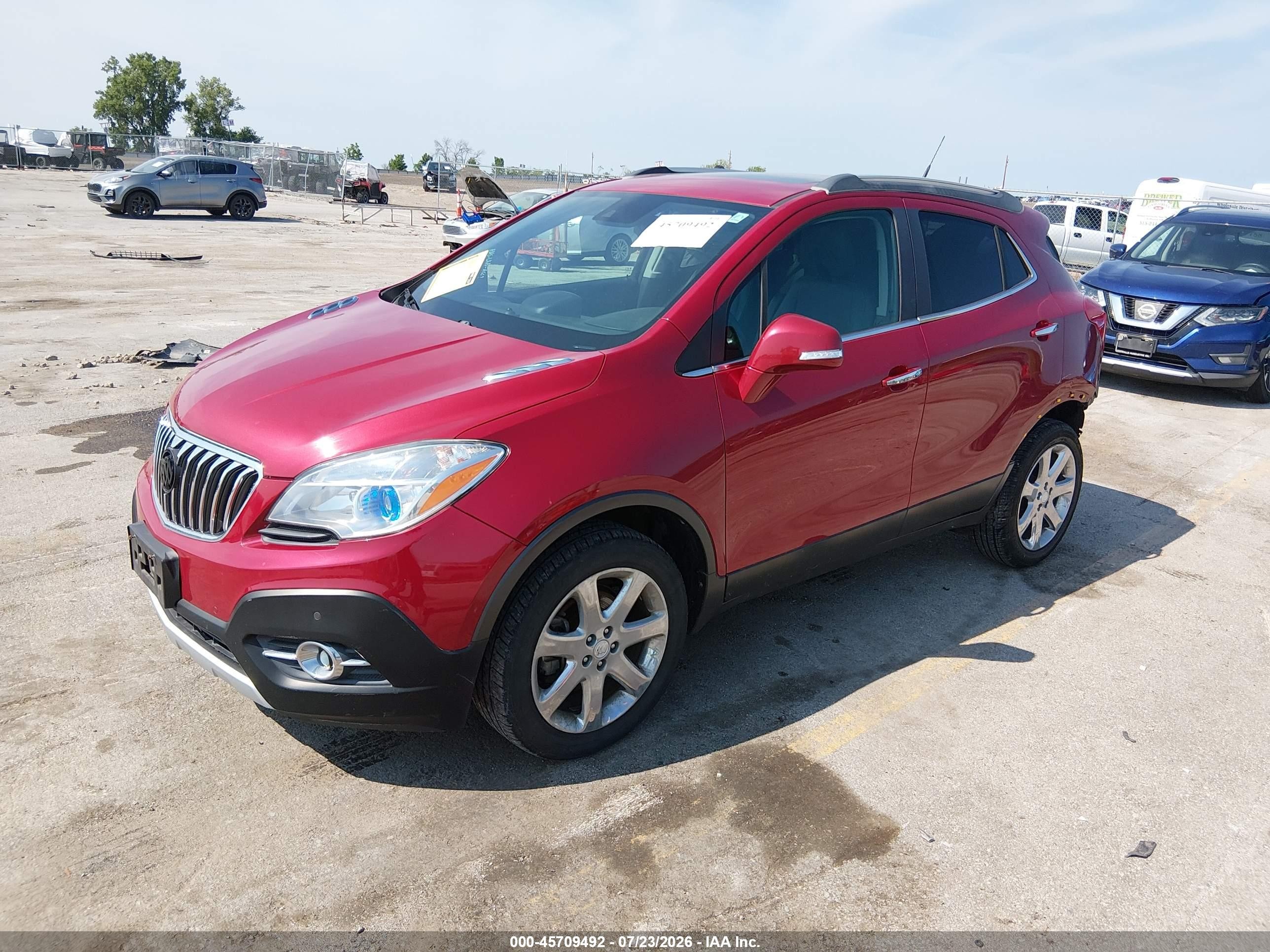 2014 Buick Encore Premium Brown vin: KL4CJHSB4EB750319