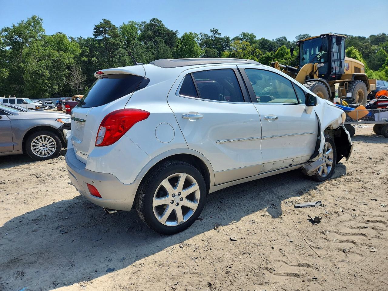 2013 Buick Encore Premium White vin: KL4CJHSB5DB103751
