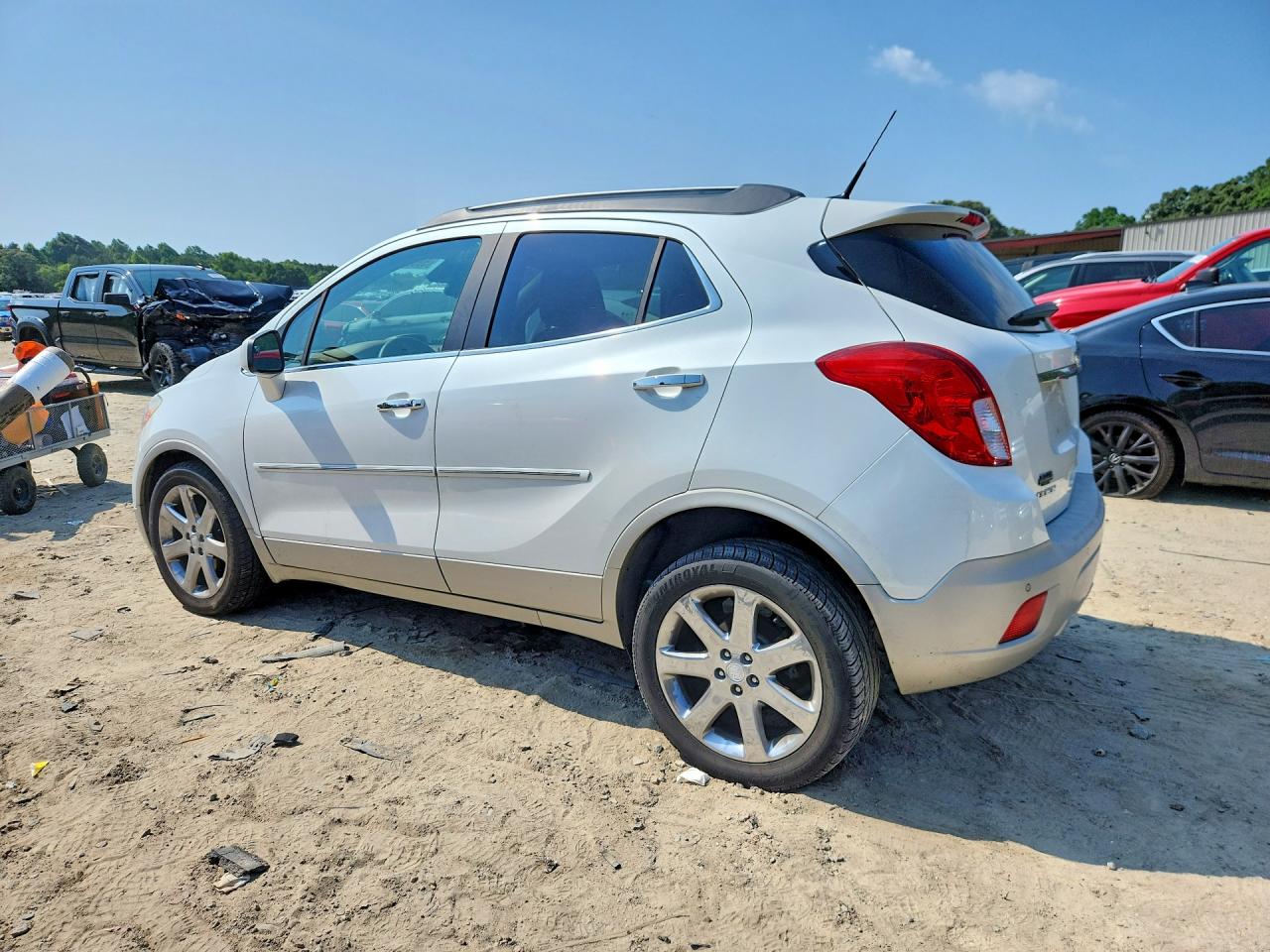 2013 Buick Encore Premium White vin: KL4CJHSB5DB103751