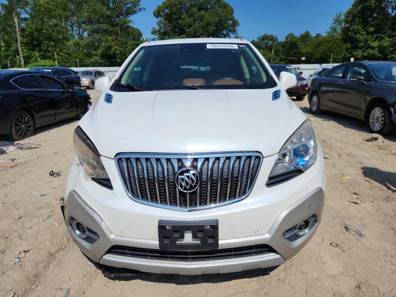 2013 Buick Encore Premium White vin: KL4CJHSB5DB103751