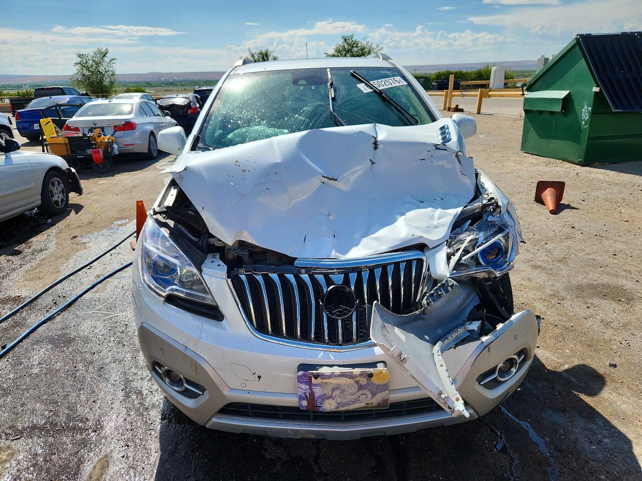 2013 Buick Encore Premium White vin: KL4CJHSB5DB211271