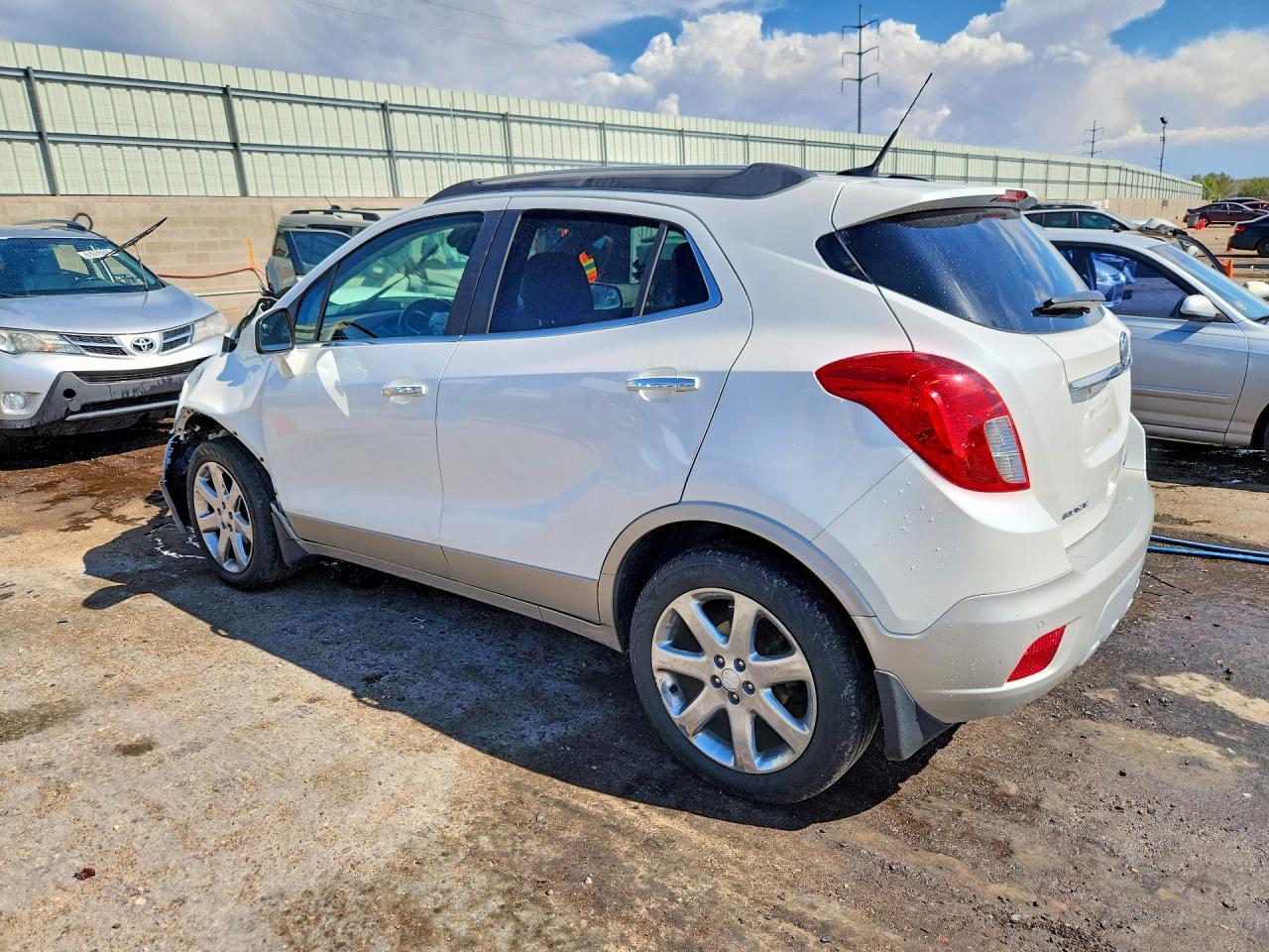 2013 Buick Encore Premium White vin: KL4CJHSB5DB211271