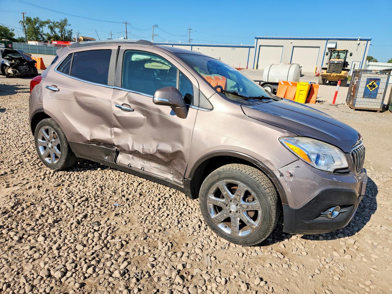 2014 Buick Encore Premium Beige vin: KL4CJHSB5EB536553