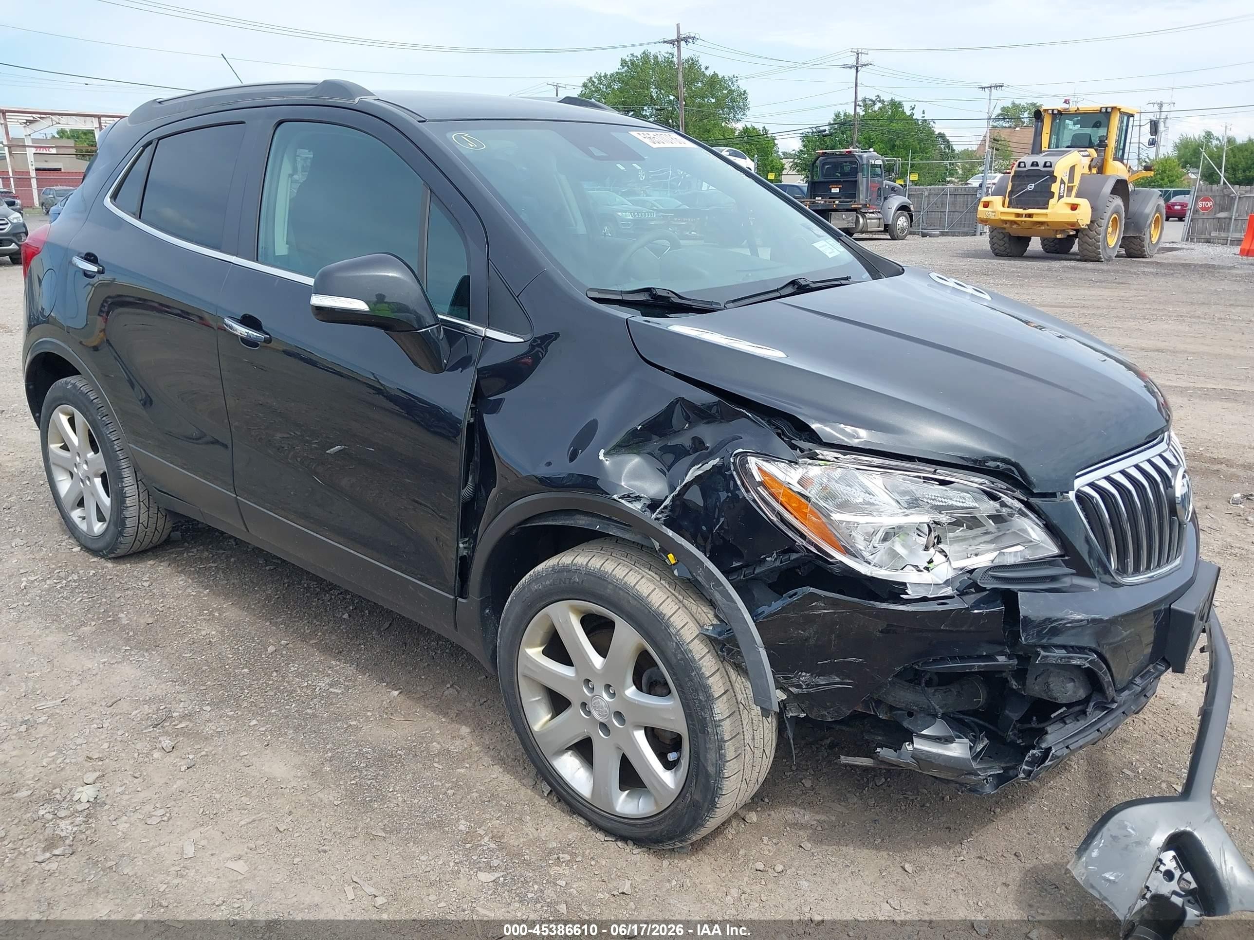 2015 Buick Encore Premium Black vin: KL4CJHSB5FB268380