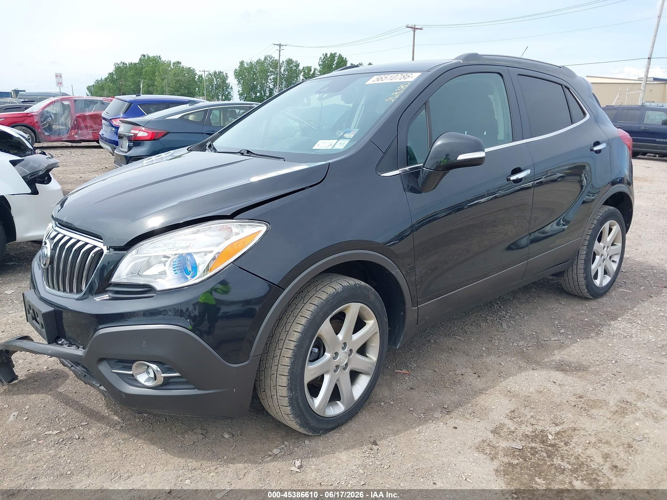 2015 Buick Encore Premium Black vin: KL4CJHSB5FB268380
