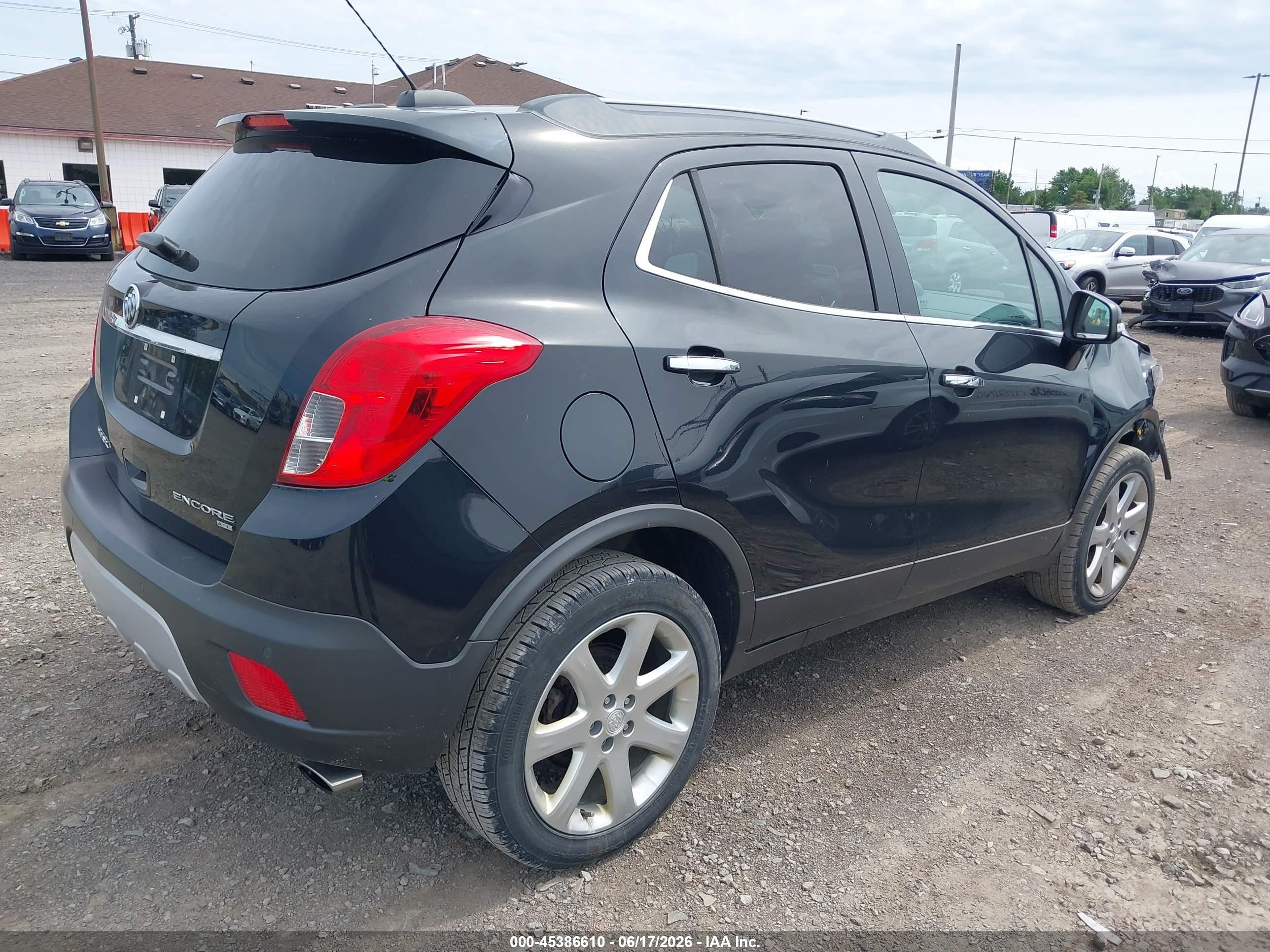 2015 Buick Encore Premium Black vin: KL4CJHSB5FB268380