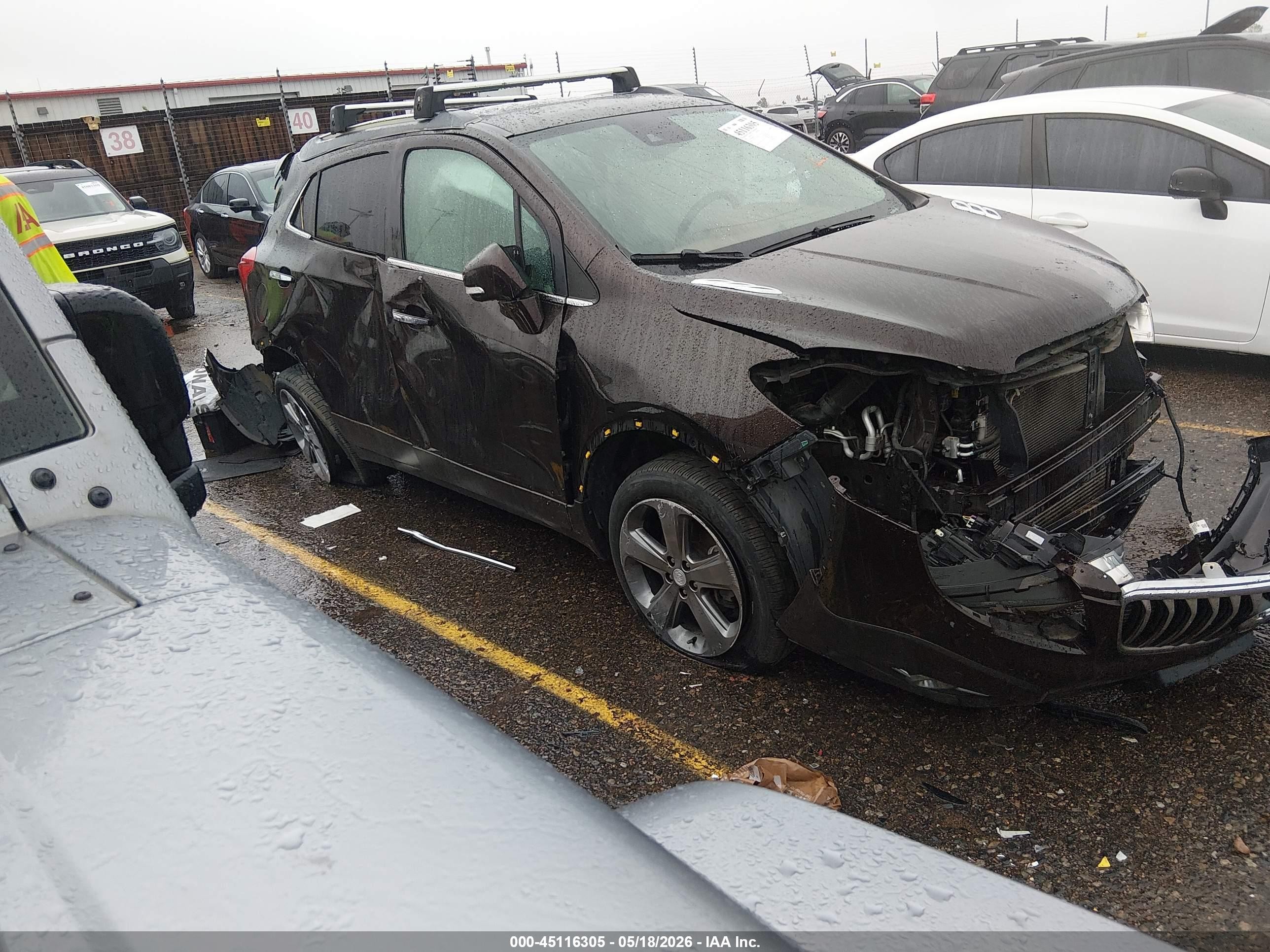 2014 Buick Encore Premium Maroon vin: KL4CJHSB6EB611731