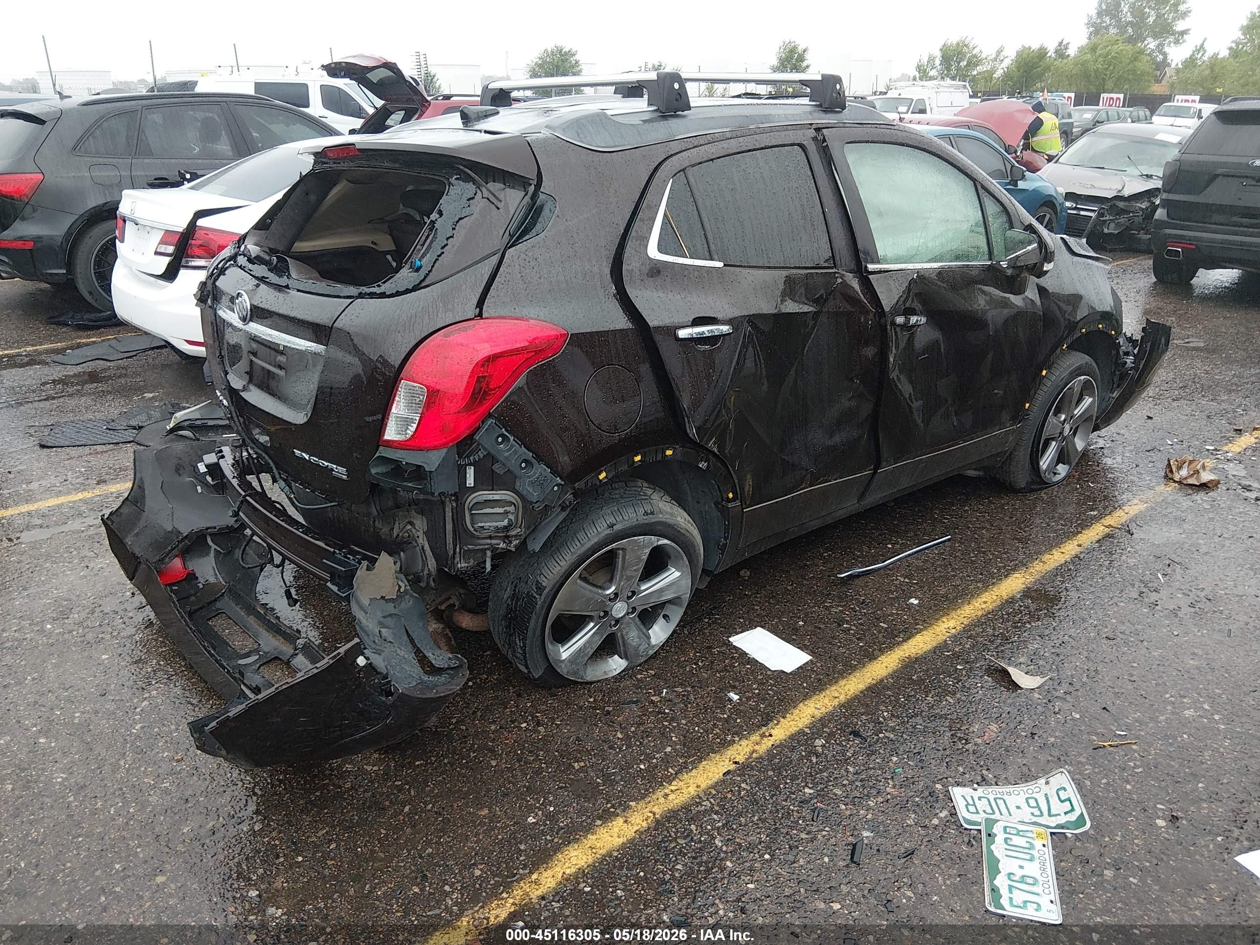 2014 Buick Encore Premium Maroon vin: KL4CJHSB6EB611731