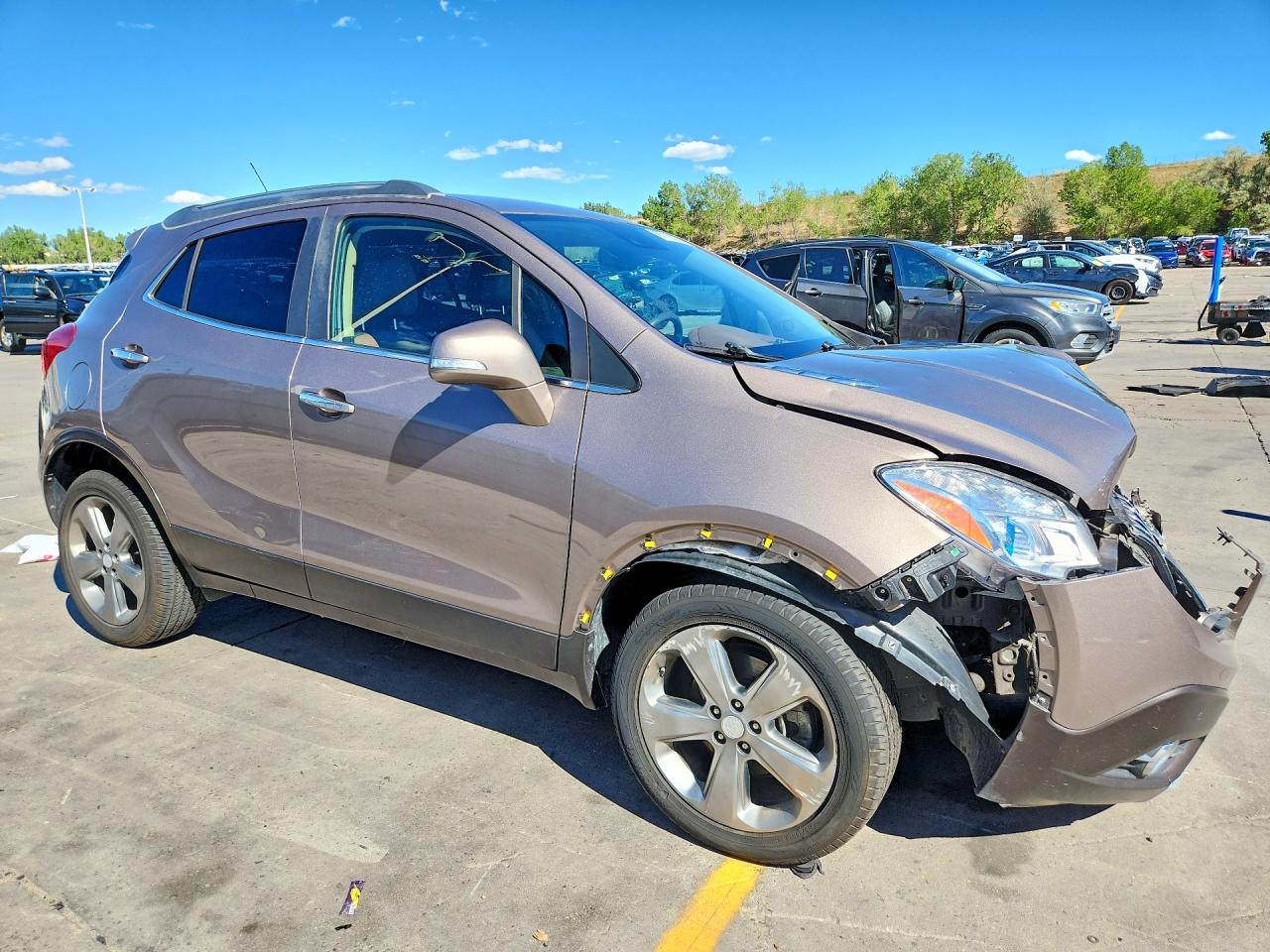2014 Buick Encore Premium Brown vin: KL4CJHSB6EB694433