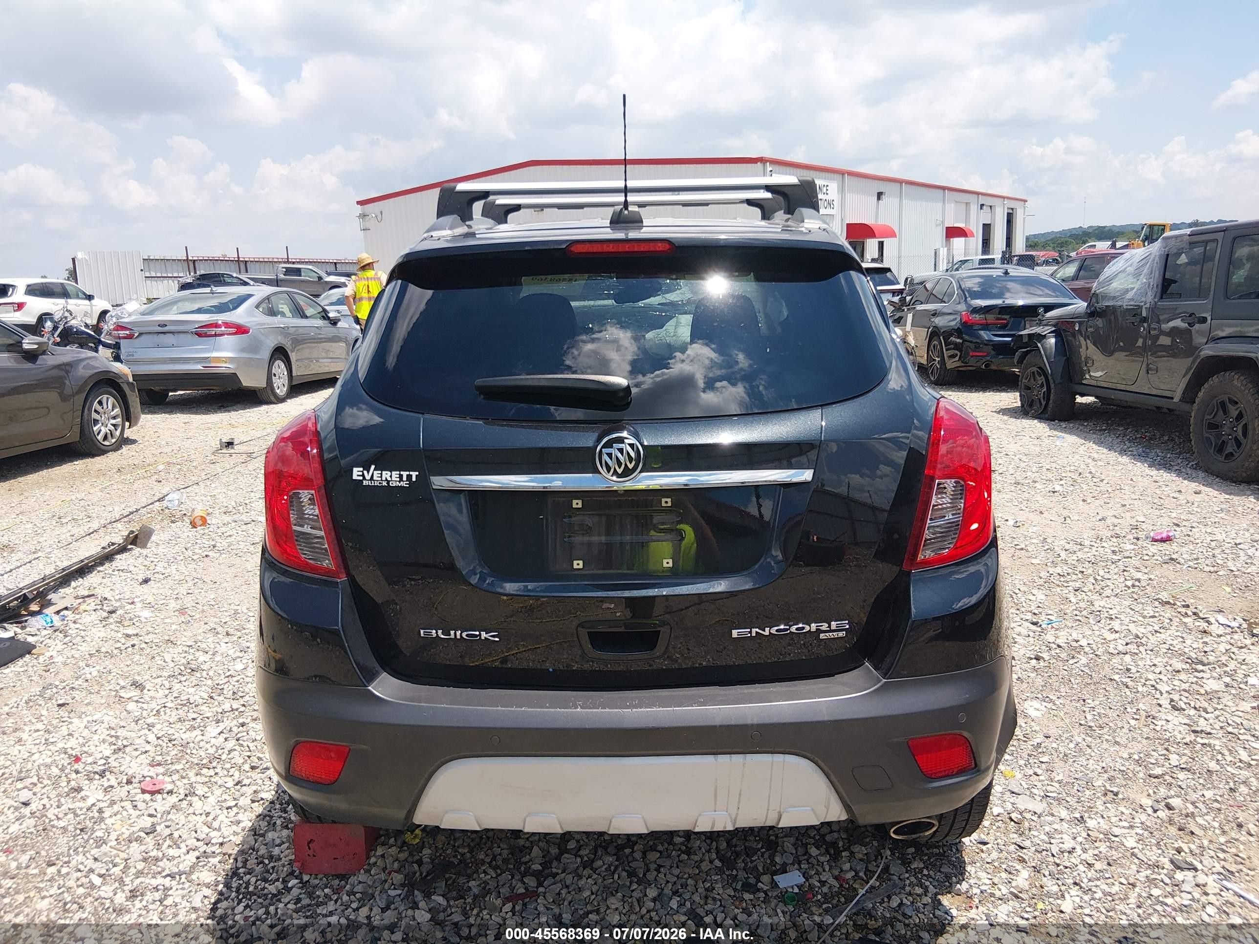 2015 Buick Encore Premium Gray vin: KL4CJHSB6FB076787