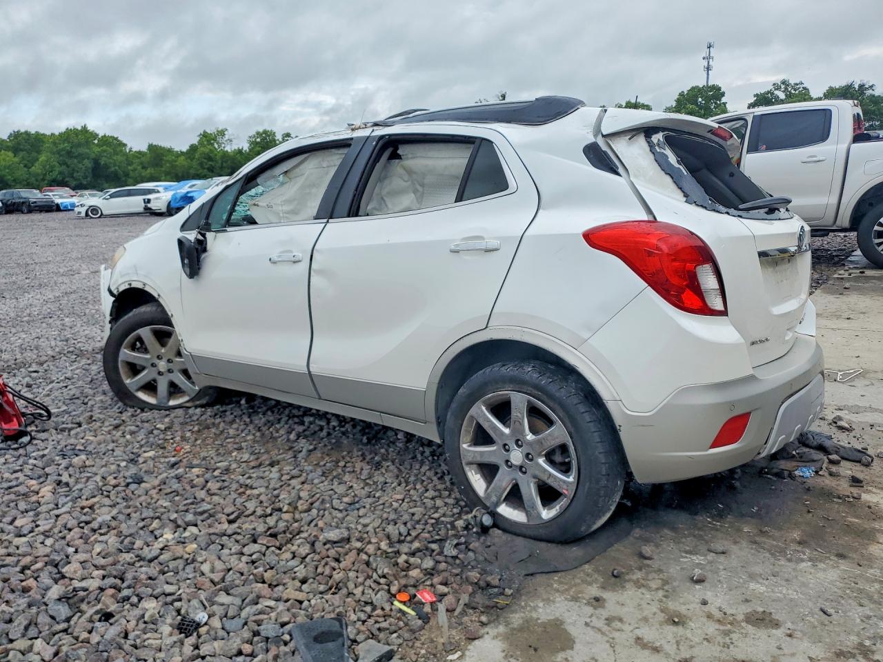 2013 Buick Encore Premium Белый vin: KL4CJHSB7DB153888