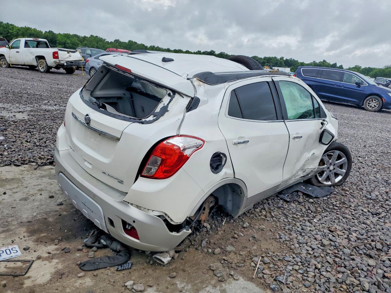 2013 Buick Encore Premium Белый vin: KL4CJHSB7DB153888