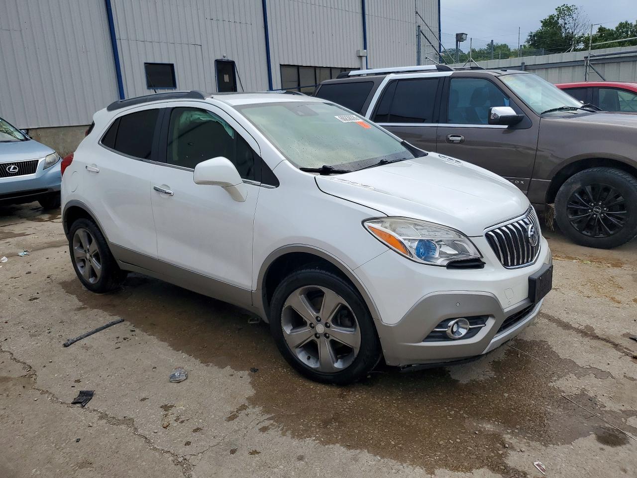 2013 Buick Encore Premium White vin: KL4CJHSB7DB206332