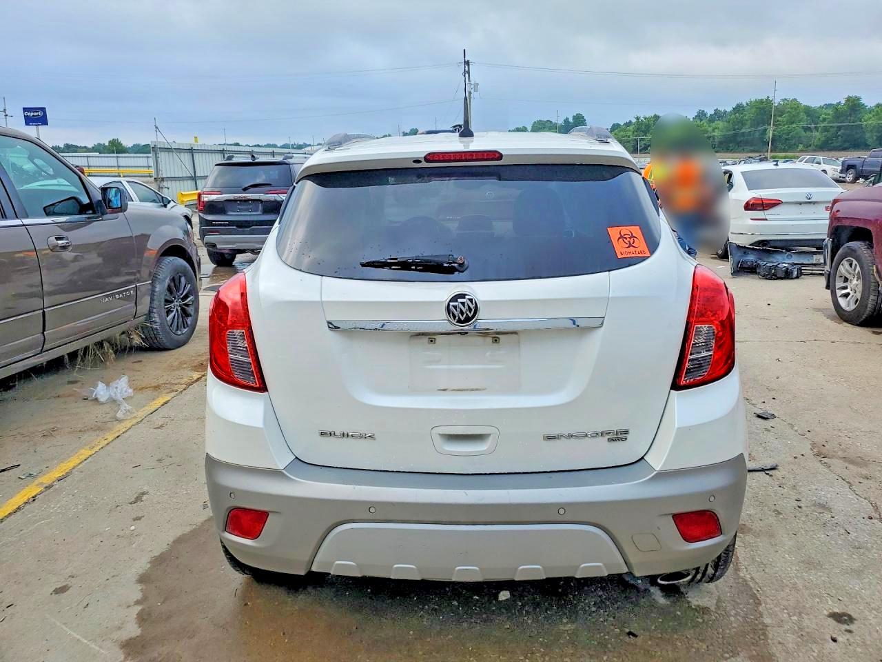 2013 Buick Encore Premium White vin: KL4CJHSB7DB206332