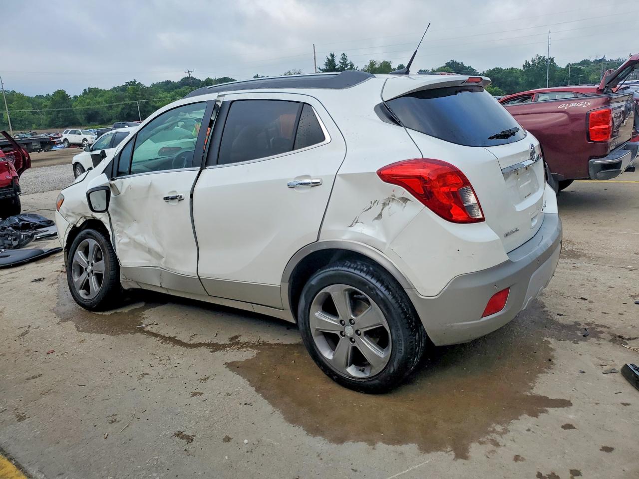 2013 Buick Encore Premium White vin: KL4CJHSB7DB206332