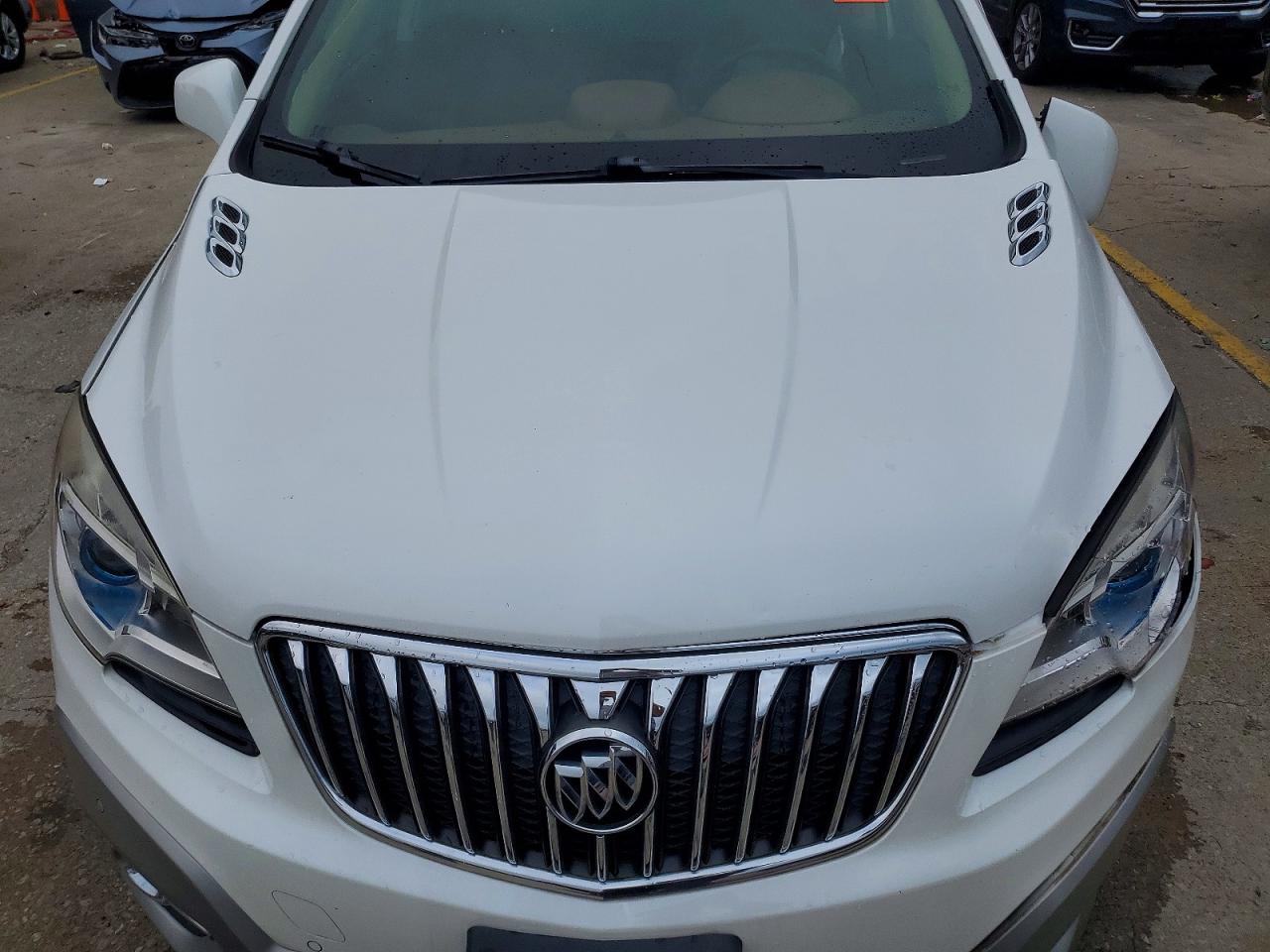 2013 Buick Encore Premium White vin: KL4CJHSB7DB206332