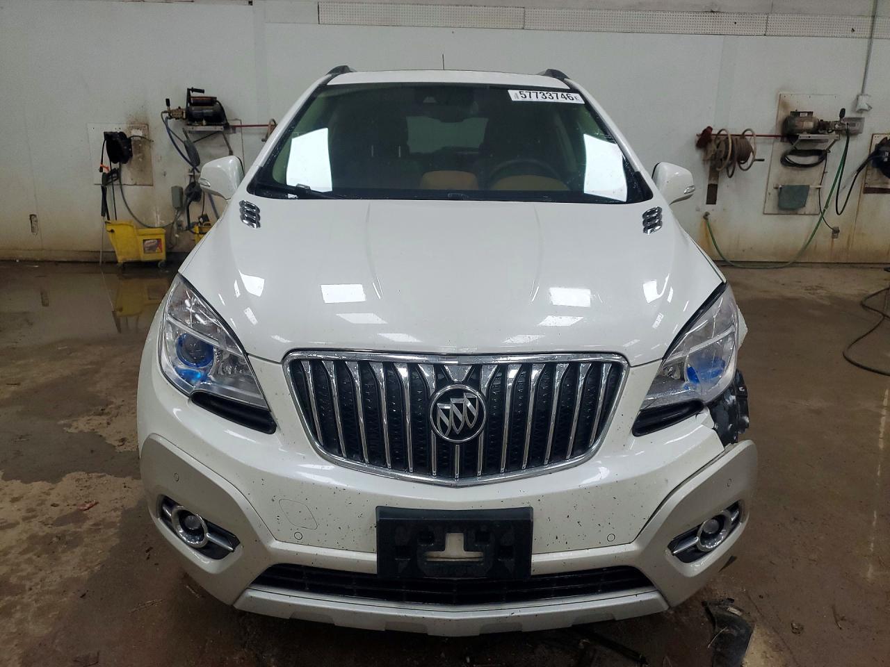 2014 Buick Encore Premium White vin: KL4CJHSB7EB746541