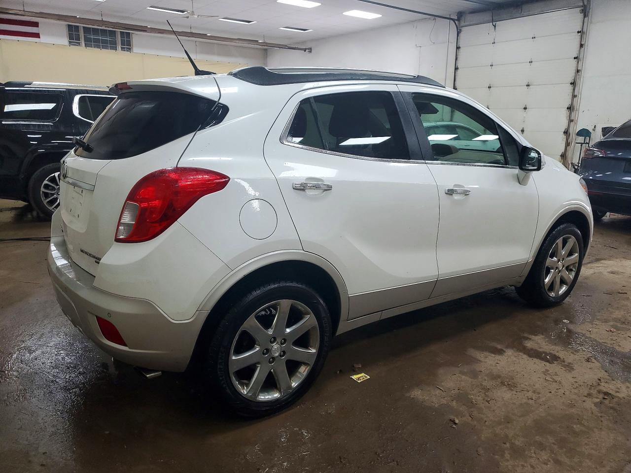 2014 Buick Encore Premium White vin: KL4CJHSB7EB746541