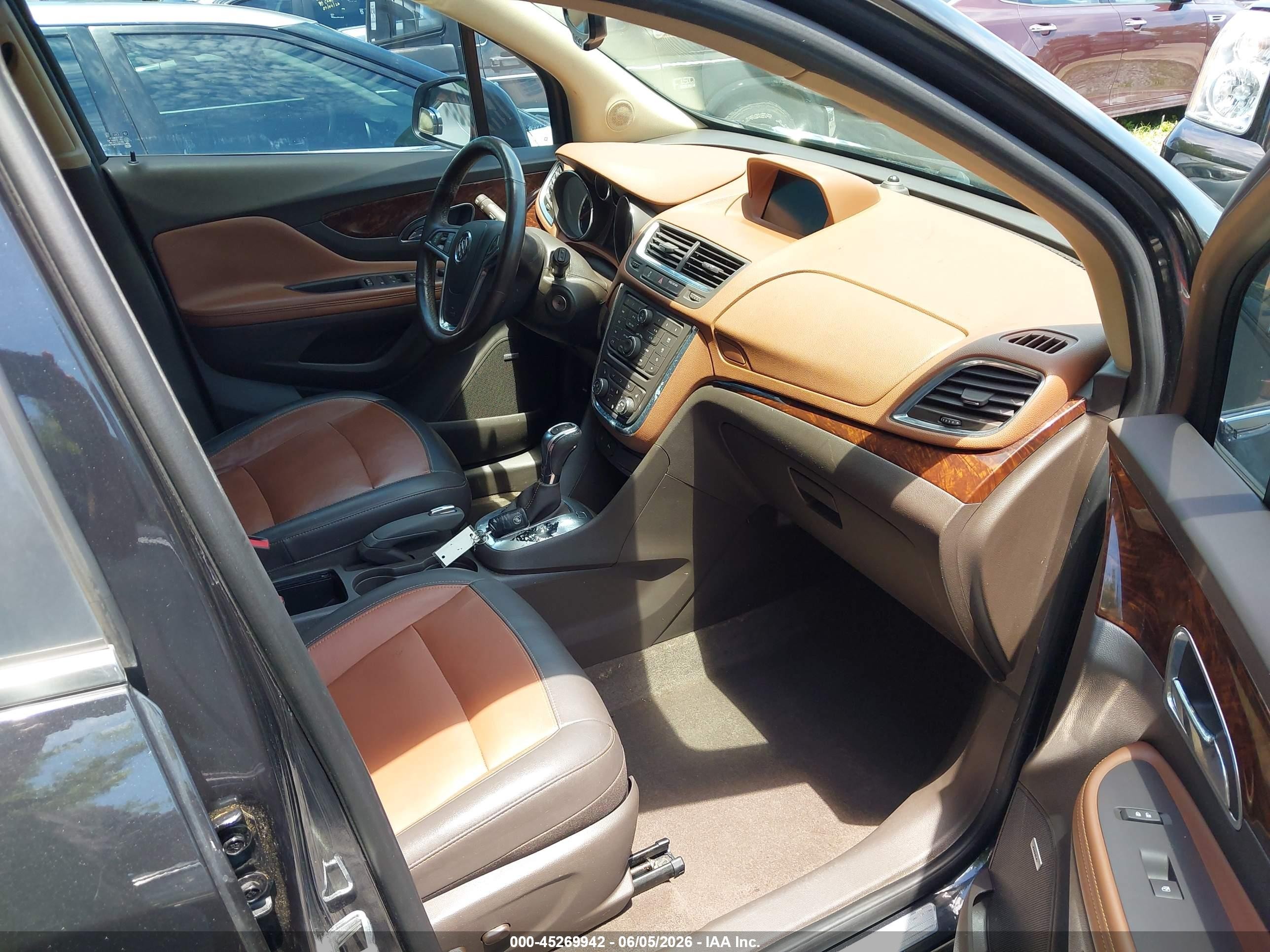 2015 Buick Encore Premium Серый vin: KL4CJHSB7FB134549