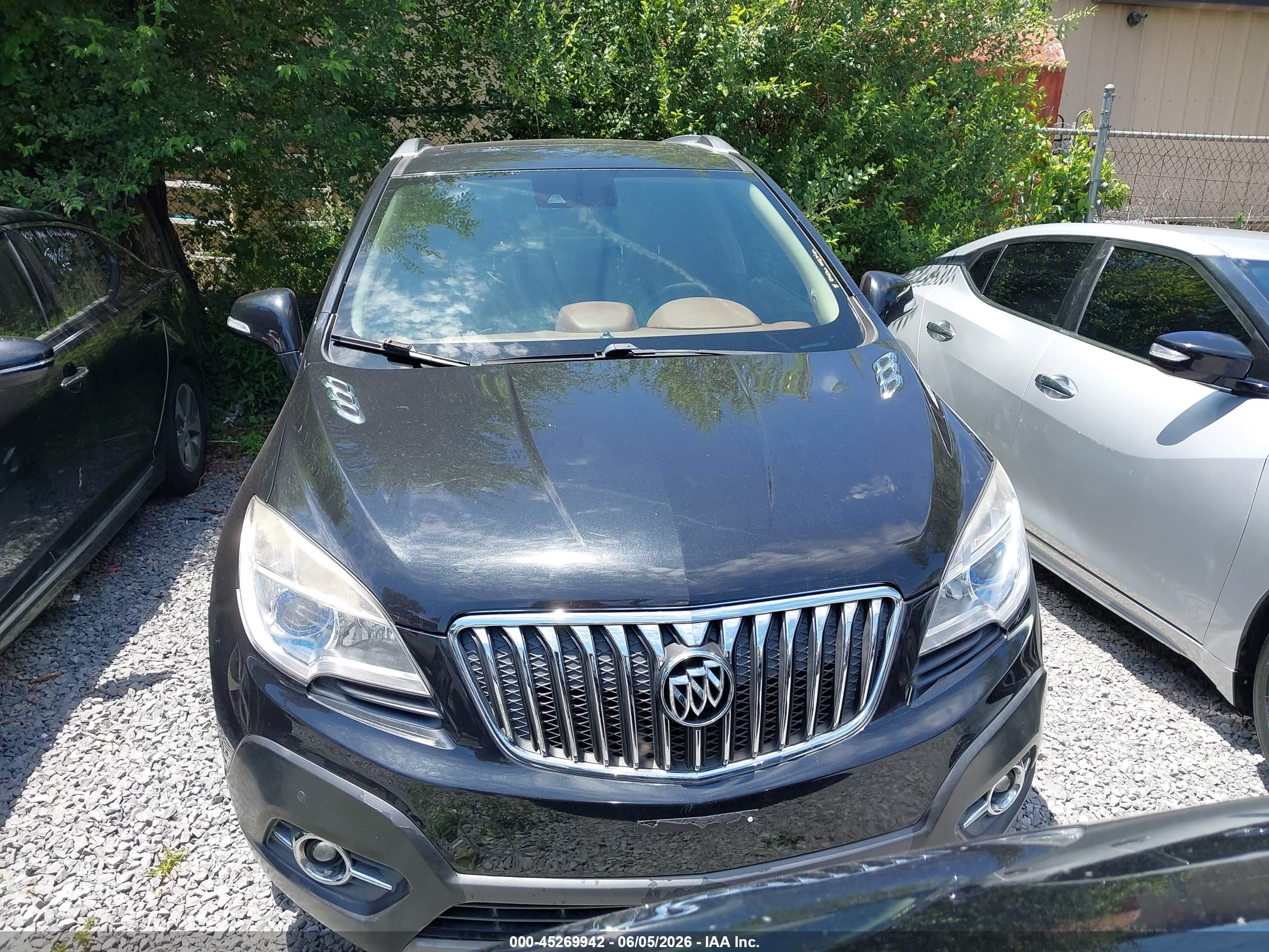 2015 Buick Encore Premium Серый vin: KL4CJHSB7FB134549