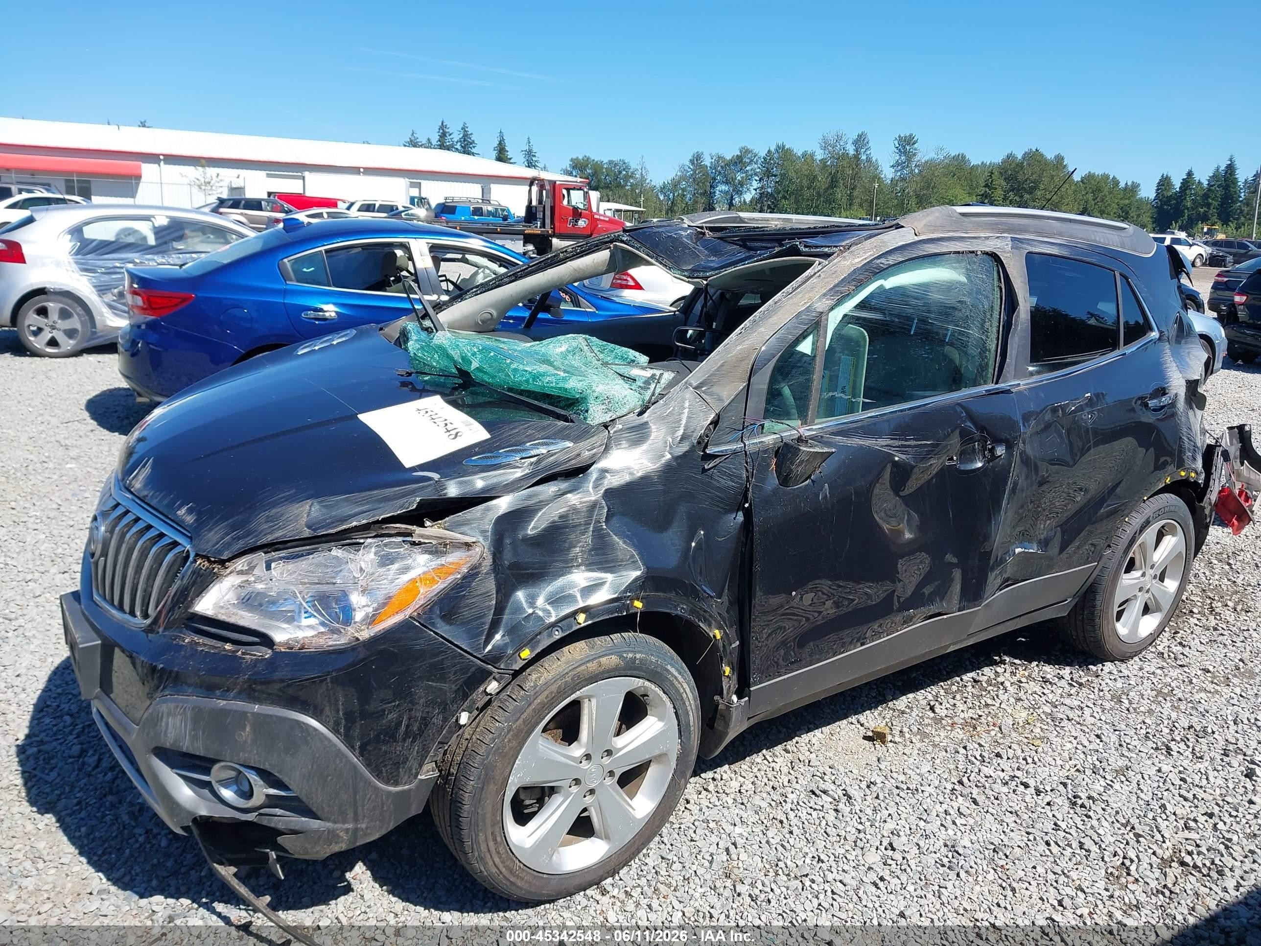 2015 Buick Encore Premium Black vin: KL4CJHSB8FB132082