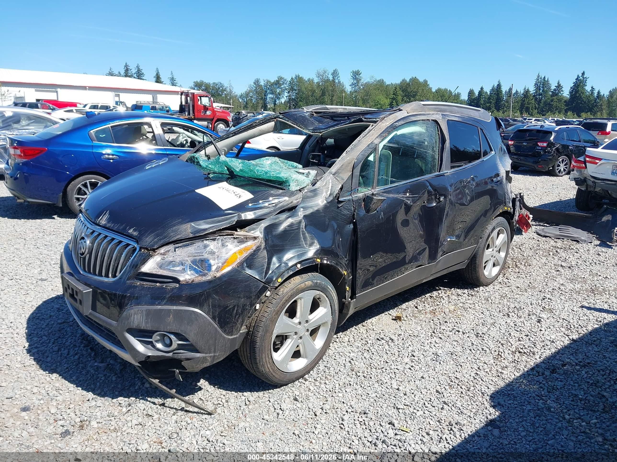 2015 Buick Encore Premium Black vin: KL4CJHSB8FB132082