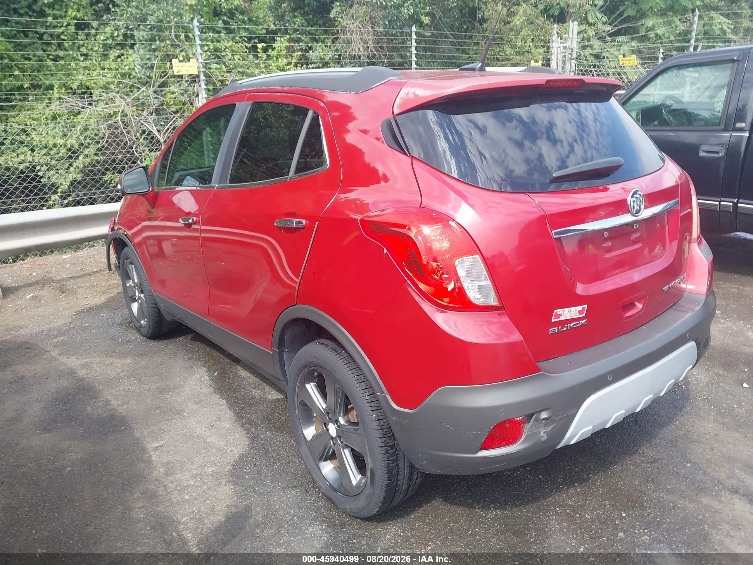 2014 Buick Encore Premium Red vin: KL4CJHSB9EB631911