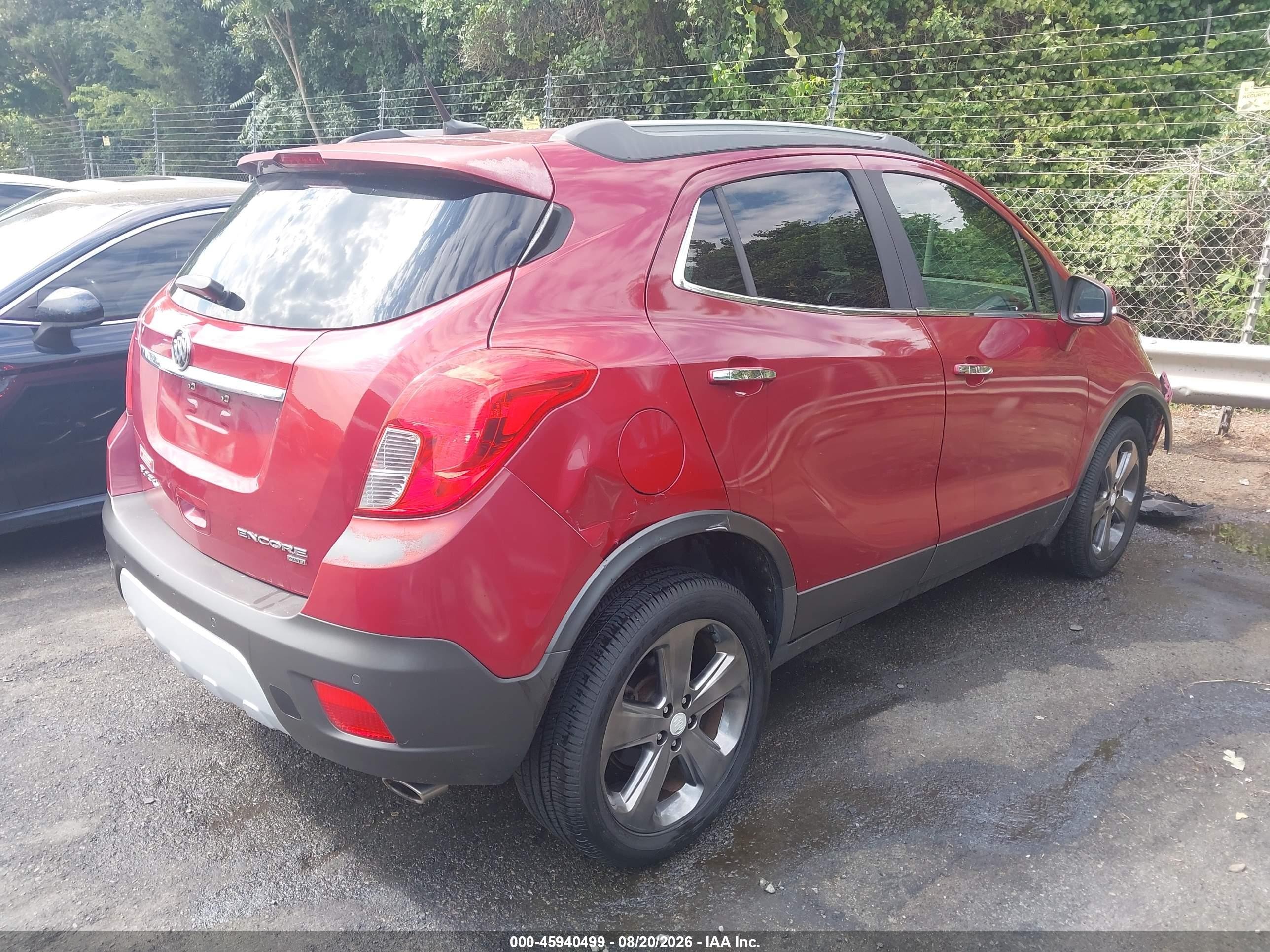2014 Buick Encore Premium Red vin: KL4CJHSB9EB631911
